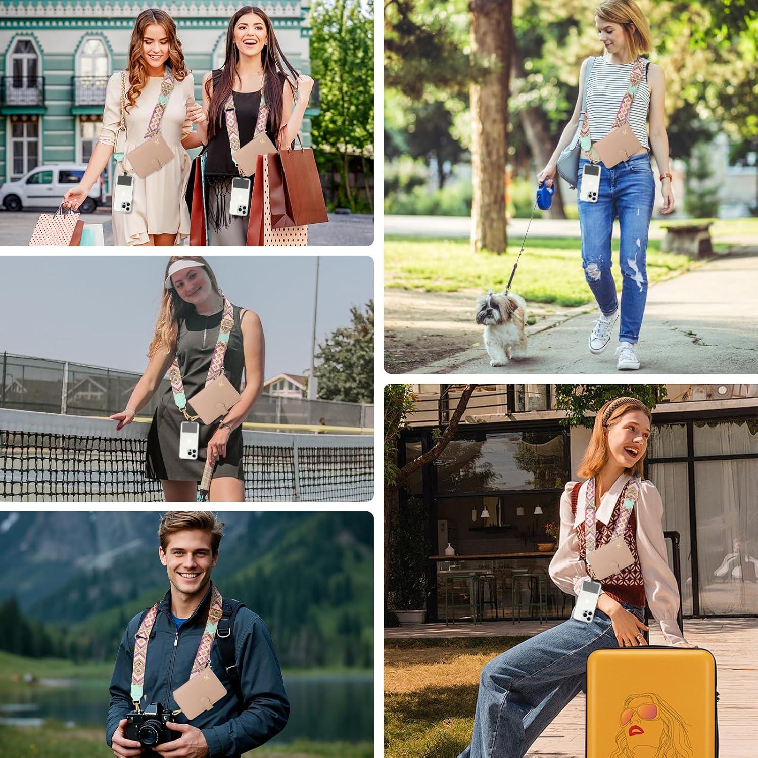 Portafolios de Pasaporte ZOPPEN Beige con Correa Cruzada