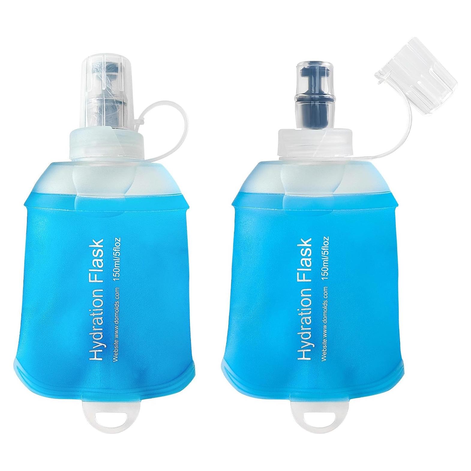 Botella de Agua Suave 150ml CXWLJL - 2 Piezas Azul