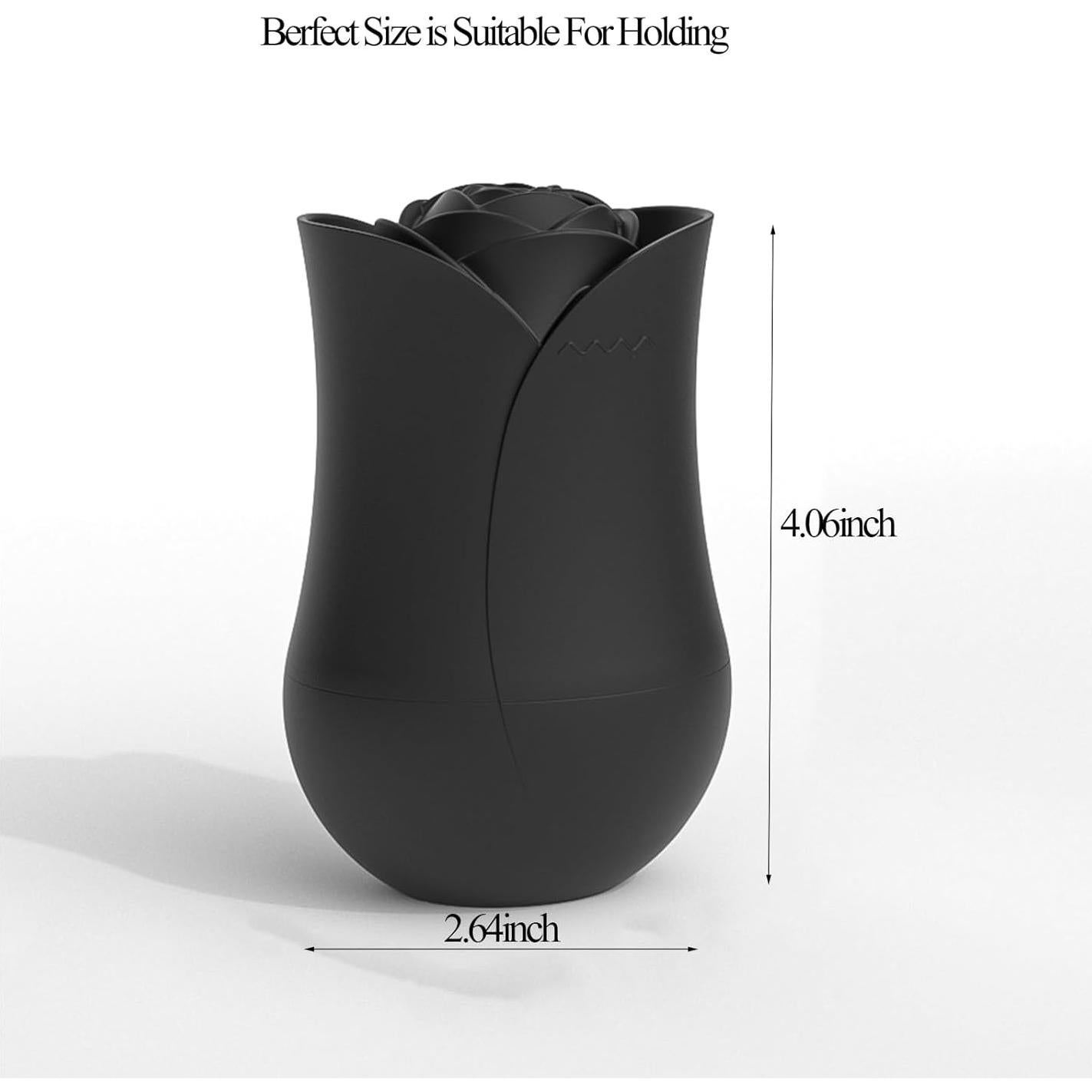 Molde de Hielo Facial YAVOUN Rosa Negra 10.31 cm Silicona