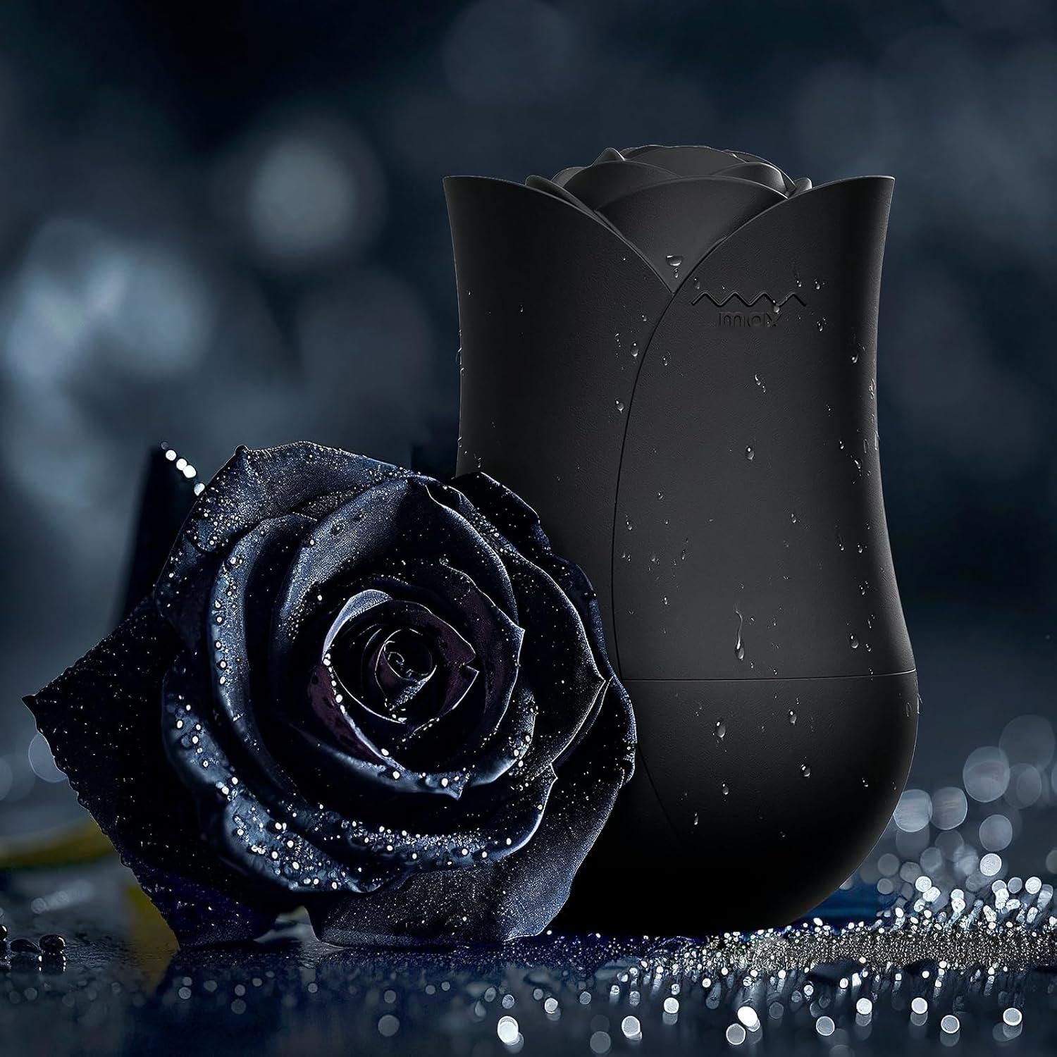 Molde de Hielo Facial YAVOUN Rosa Negra 10.31 cm Silicona