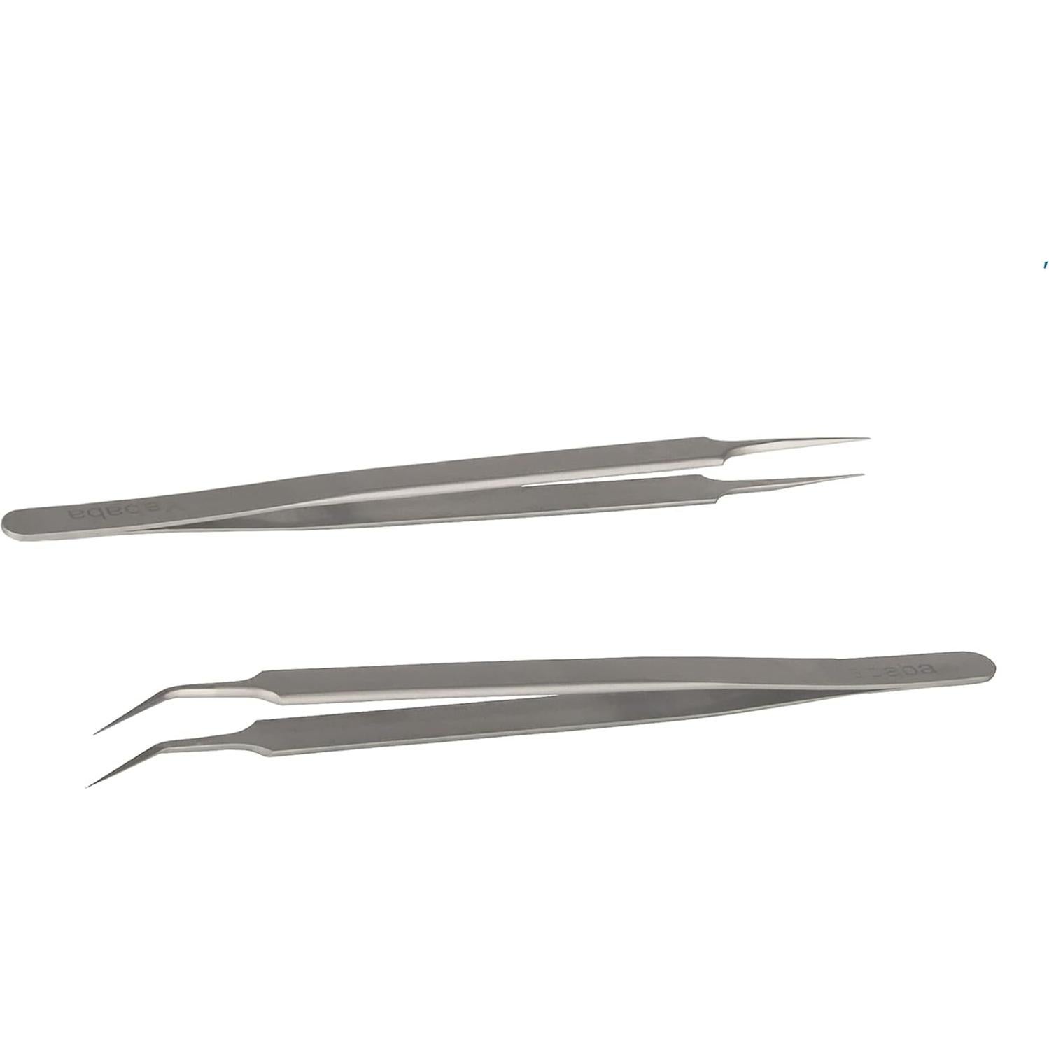 Set de 5 Pinzas de Precisión Yababa de Acero Inoxidable