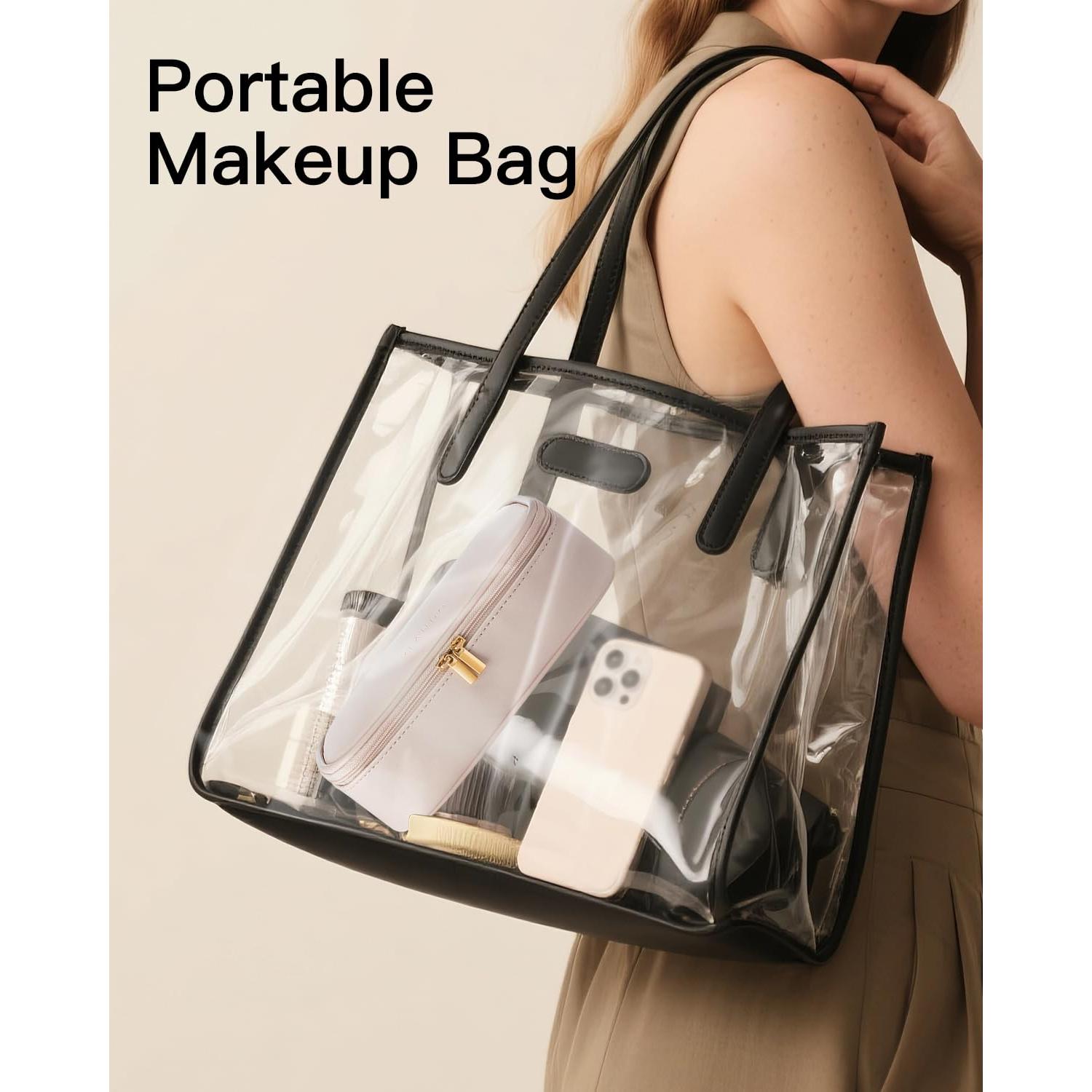 Bolsa de Maquillaje de Viaje Vlando Albaricoque Blanco 21.3cm