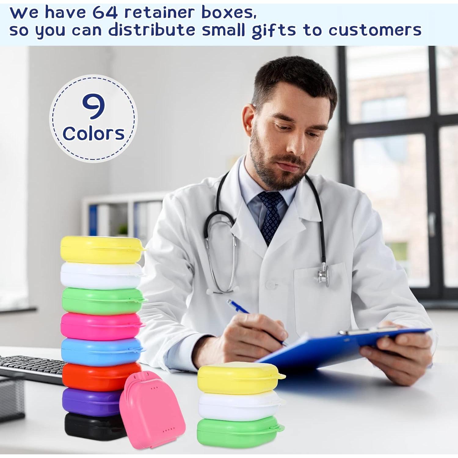 Estuche para Retenedores Nuenen 64 Pcs Multicolor 7.7x8x2.8cm