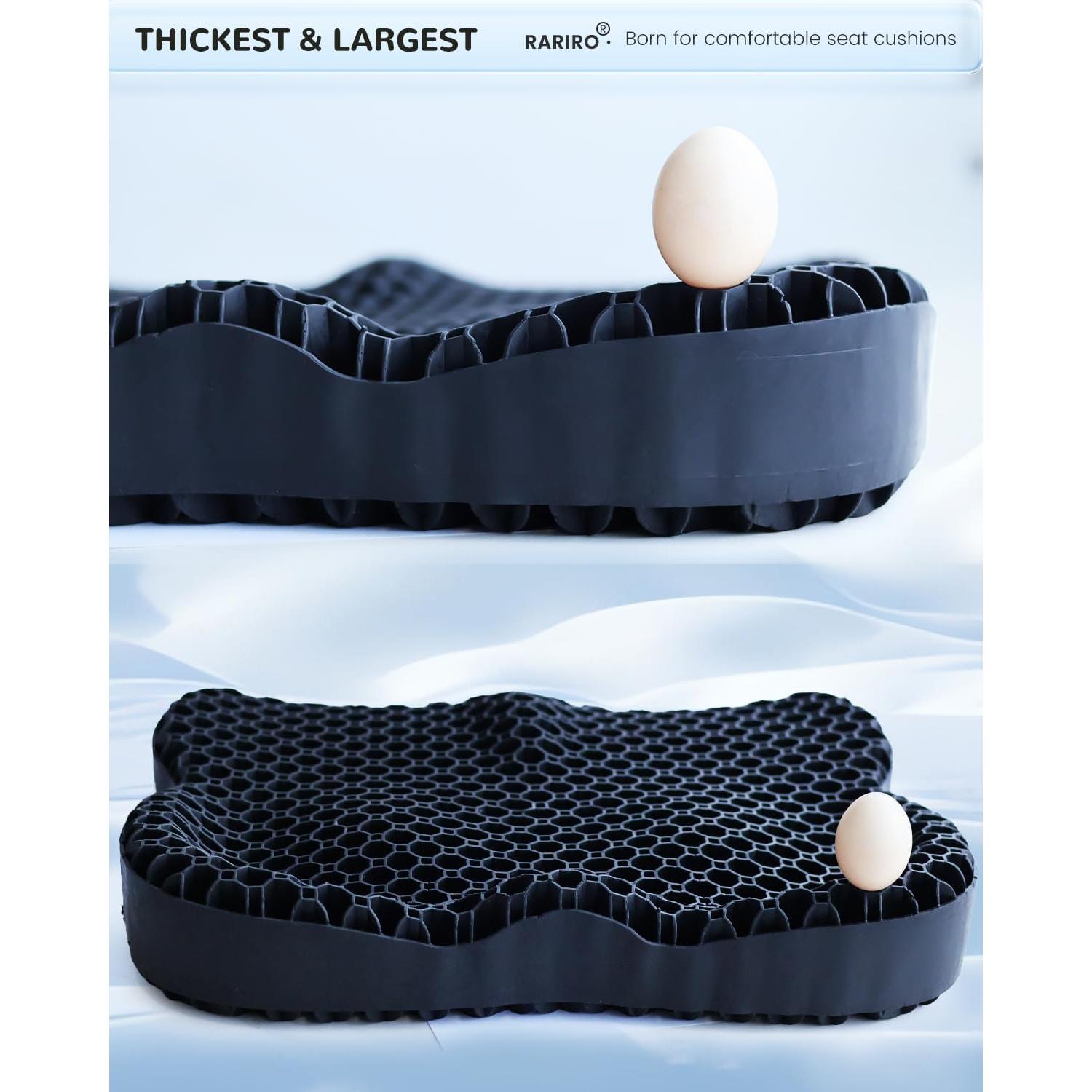 Cojín de Gel RARIRO para Silla de Ruedas y Oficina 42.9x36.8cm