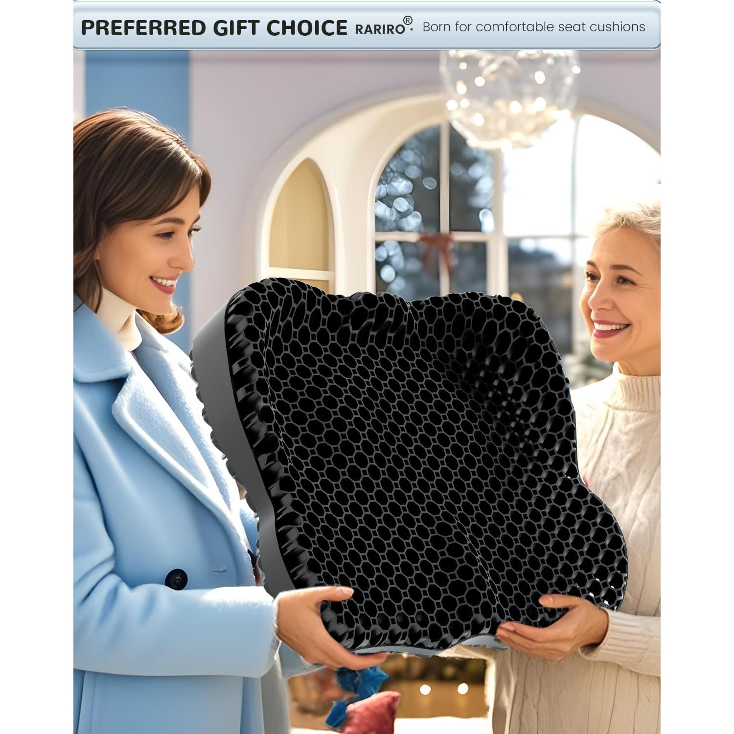 Cojín de Gel RARIRO para Silla de Ruedas y Oficina 42.9x36.8cm