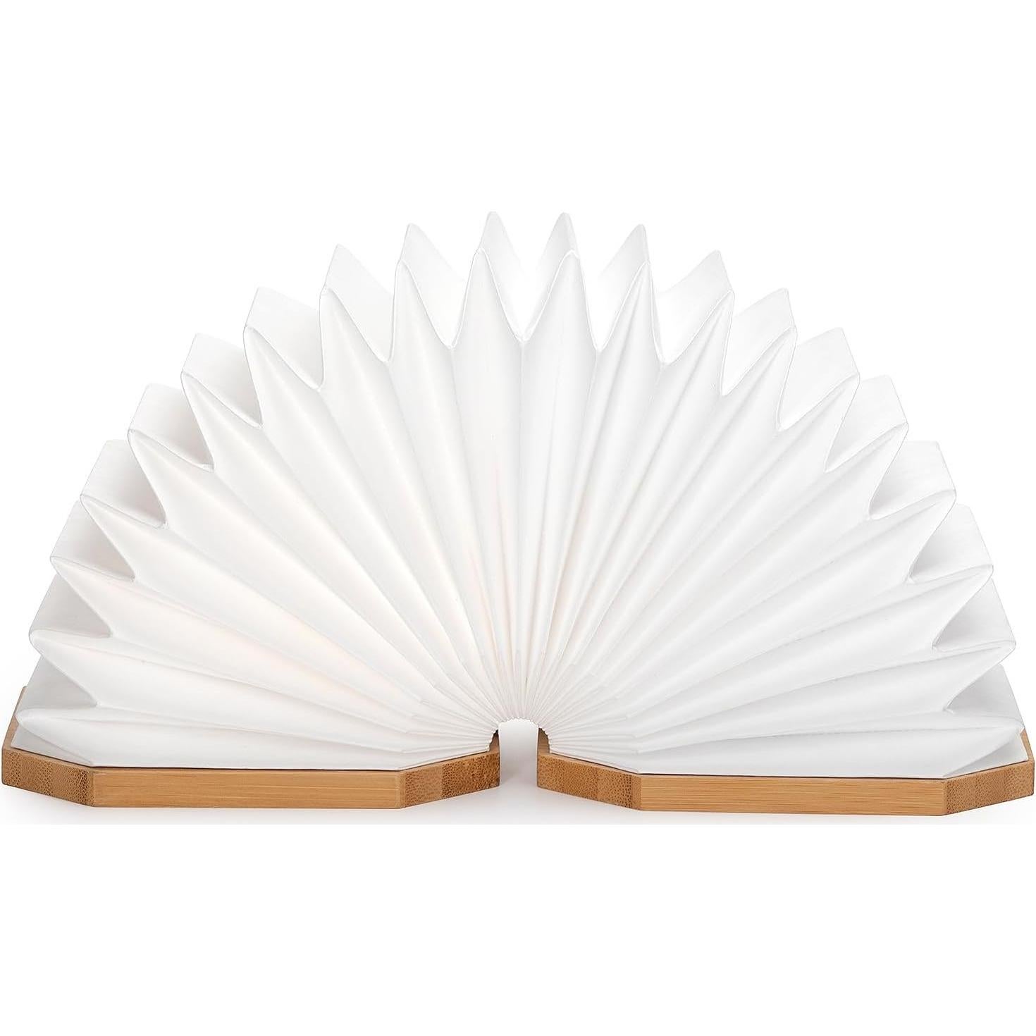 Lámpara Acordeón Plegable ZBOLE LED USB Bambú 3W