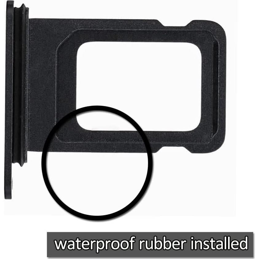 Bandeja SIM para iPhone 12 Mini Ewparts - Reemplazo Negro