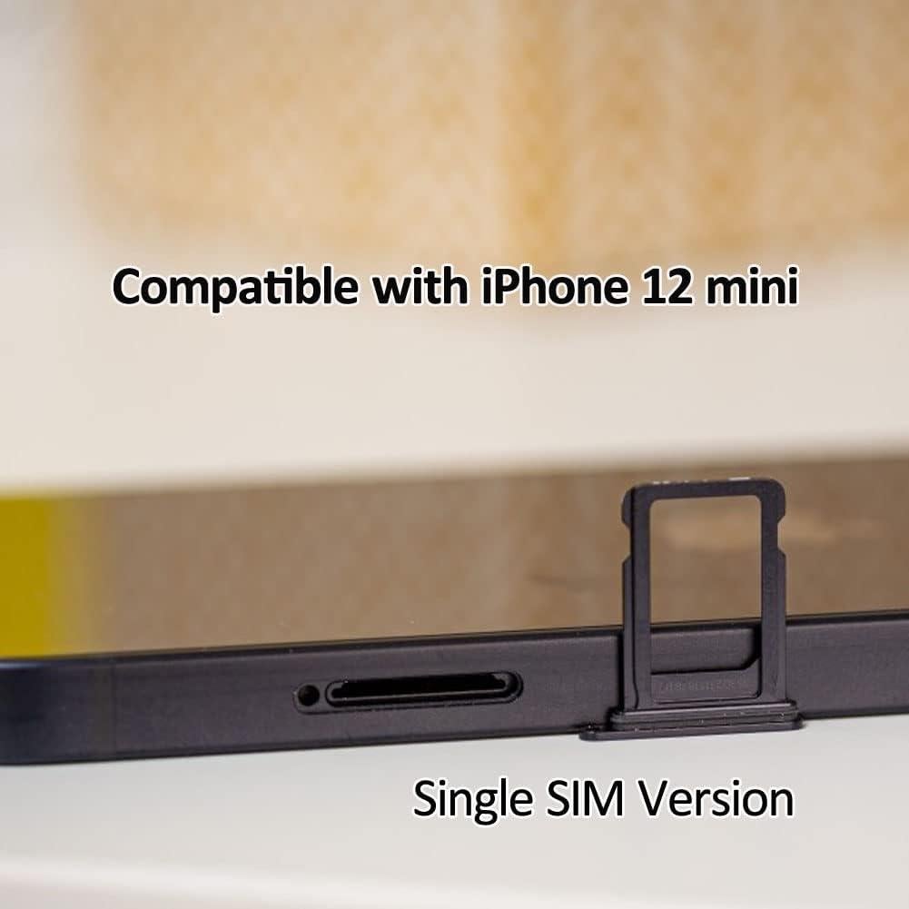 Bandeja SIM para iPhone 12 Mini Ewparts - Reemplazo Negro