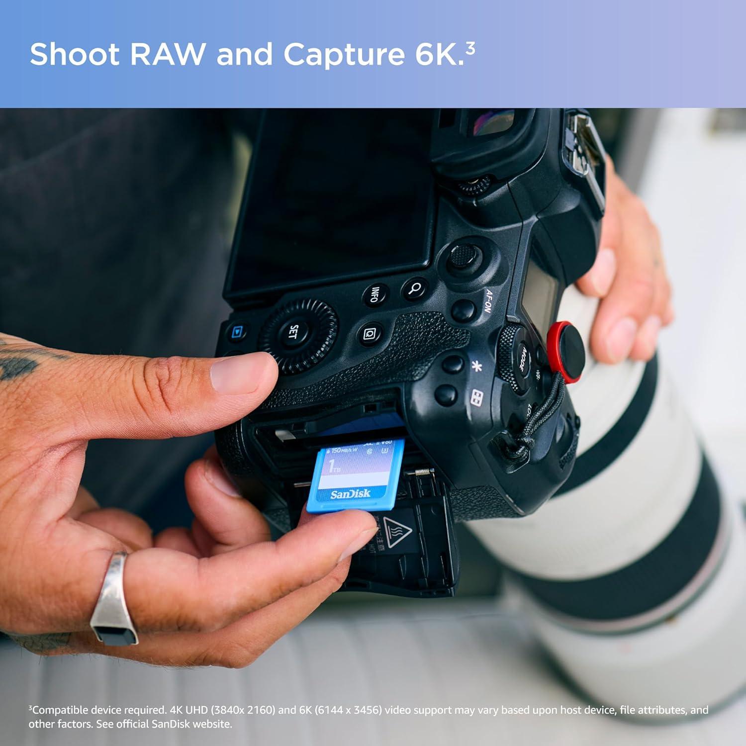 Tarjeta SD SanDisk Creator 128GB UHS-II 280MB/s 4K V60