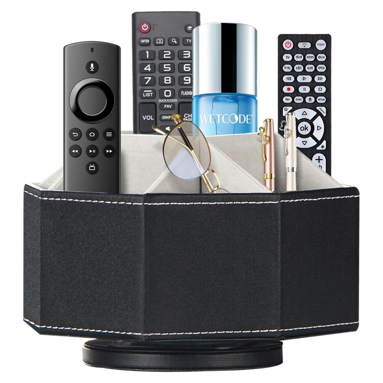 Soporte Organizador Giratorio YAPISHI para Control Remoto 9 Compartimentos