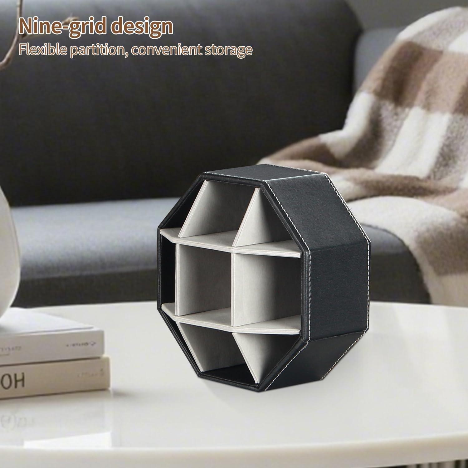 Soporte Organizador Giratorio YAPISHI para Control Remoto 9 Compartimentos