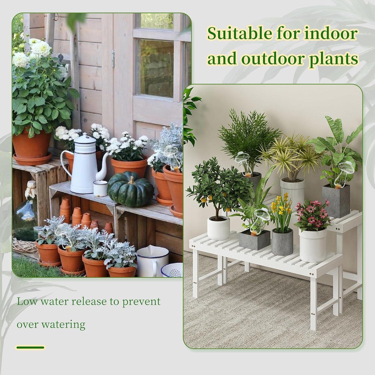 3 Esferas de Riego Automático Gewosi 500 ml para Plantas