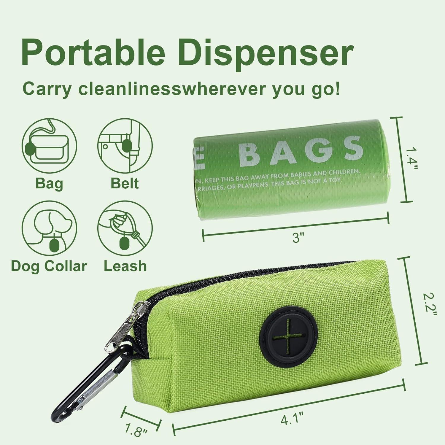 Bolsas de Excremento para Perro Gardner Pet 120 Cuentas con Mango