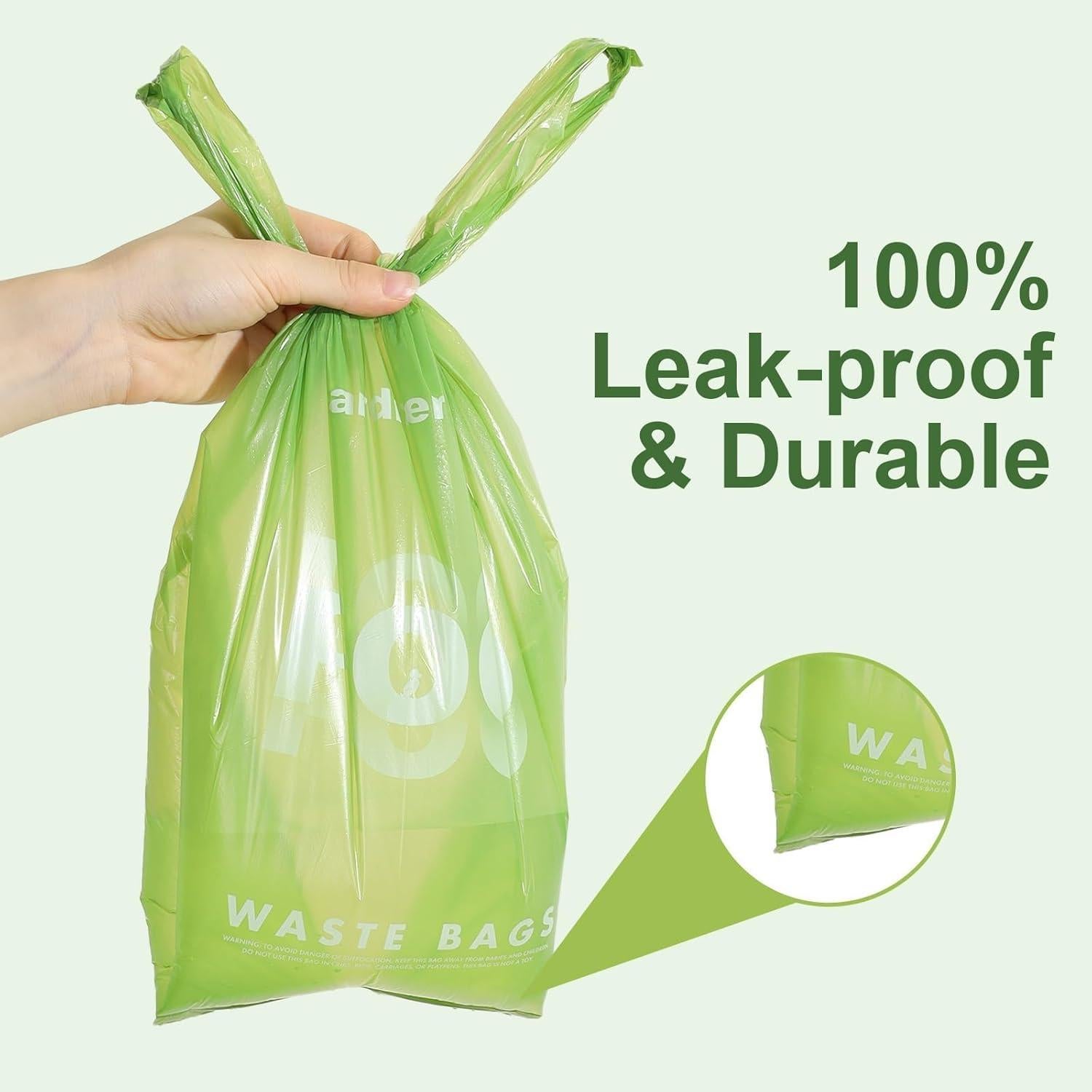 Bolsas de Excremento para Perro Gardner Pet 120 Cuentas con Mango