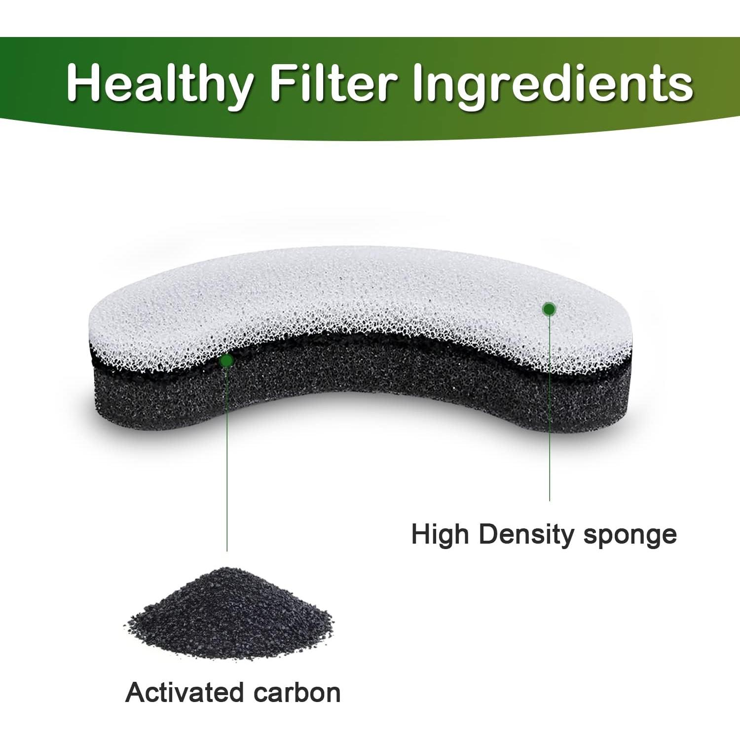 Filtros de agua para gatos Opeth WF050 WF100 - Paquete de 12