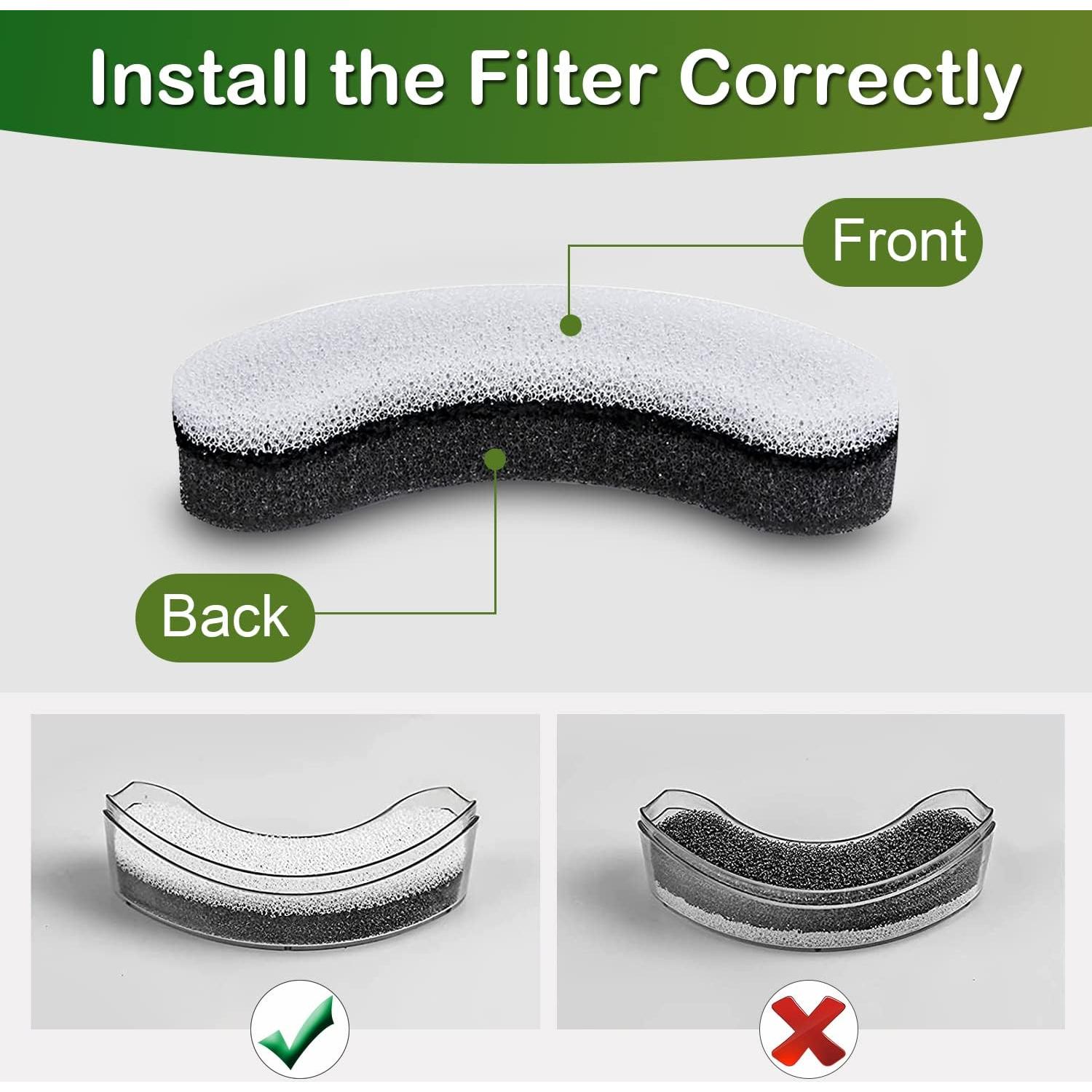 Filtros de agua para gatos Opeth WF050 WF100 - Paquete de 12