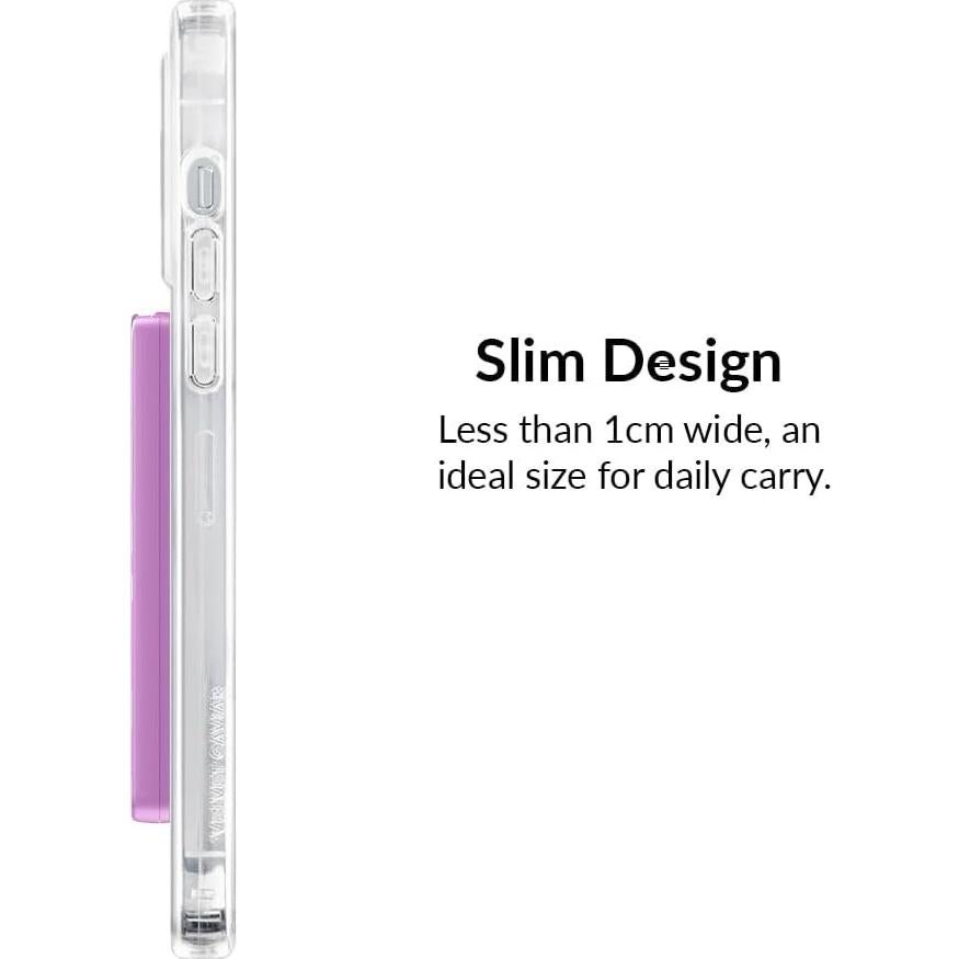 Cartera Magnética Velvet Caviar Leopardo Púrpura para iPhone 12/13/14/15