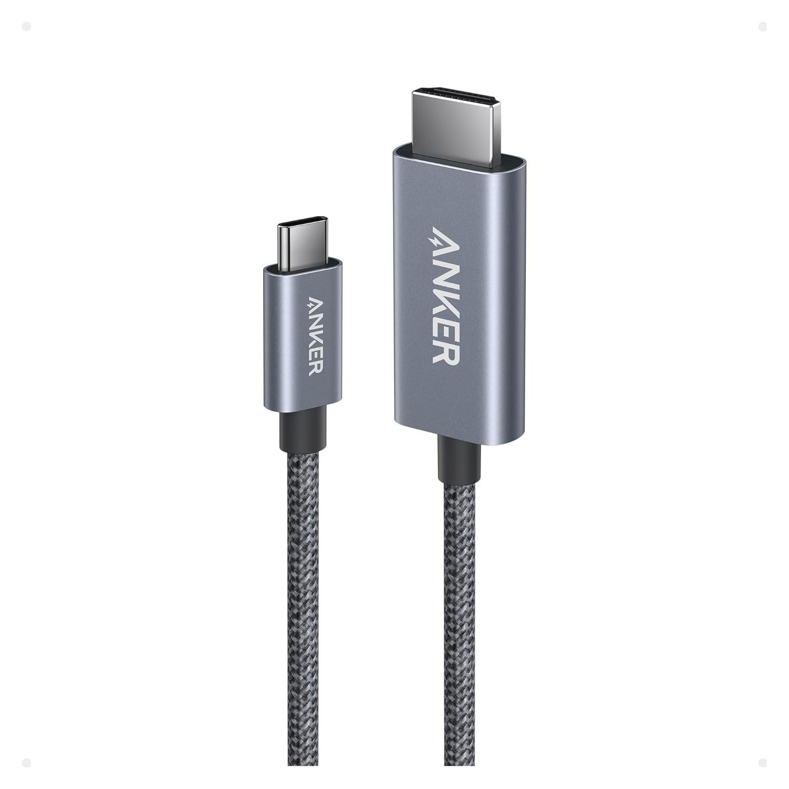 Cable HDMI Anker 4K 60Hz USB-C a HDMI 0.91m Negro