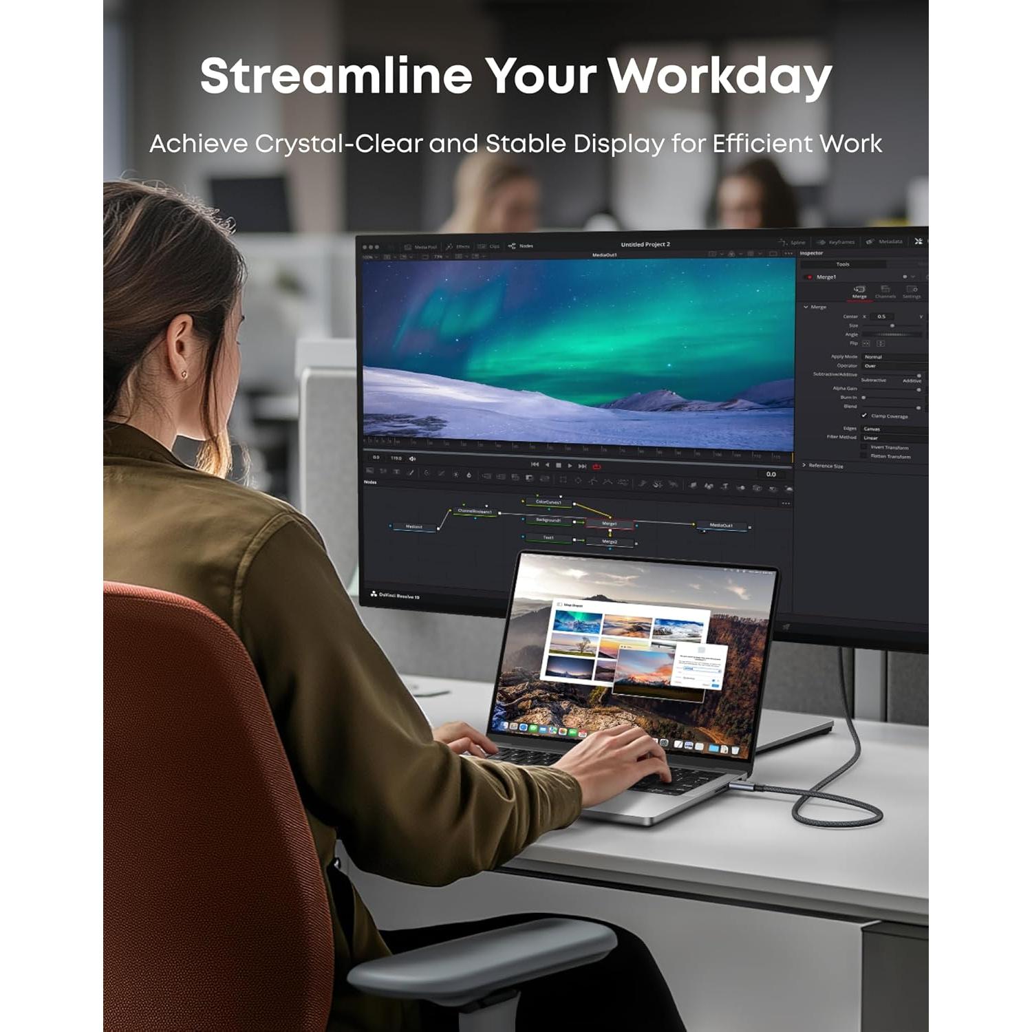 Cable HDMI Anker 4K 60Hz USB-C a HDMI 0.91m Negro