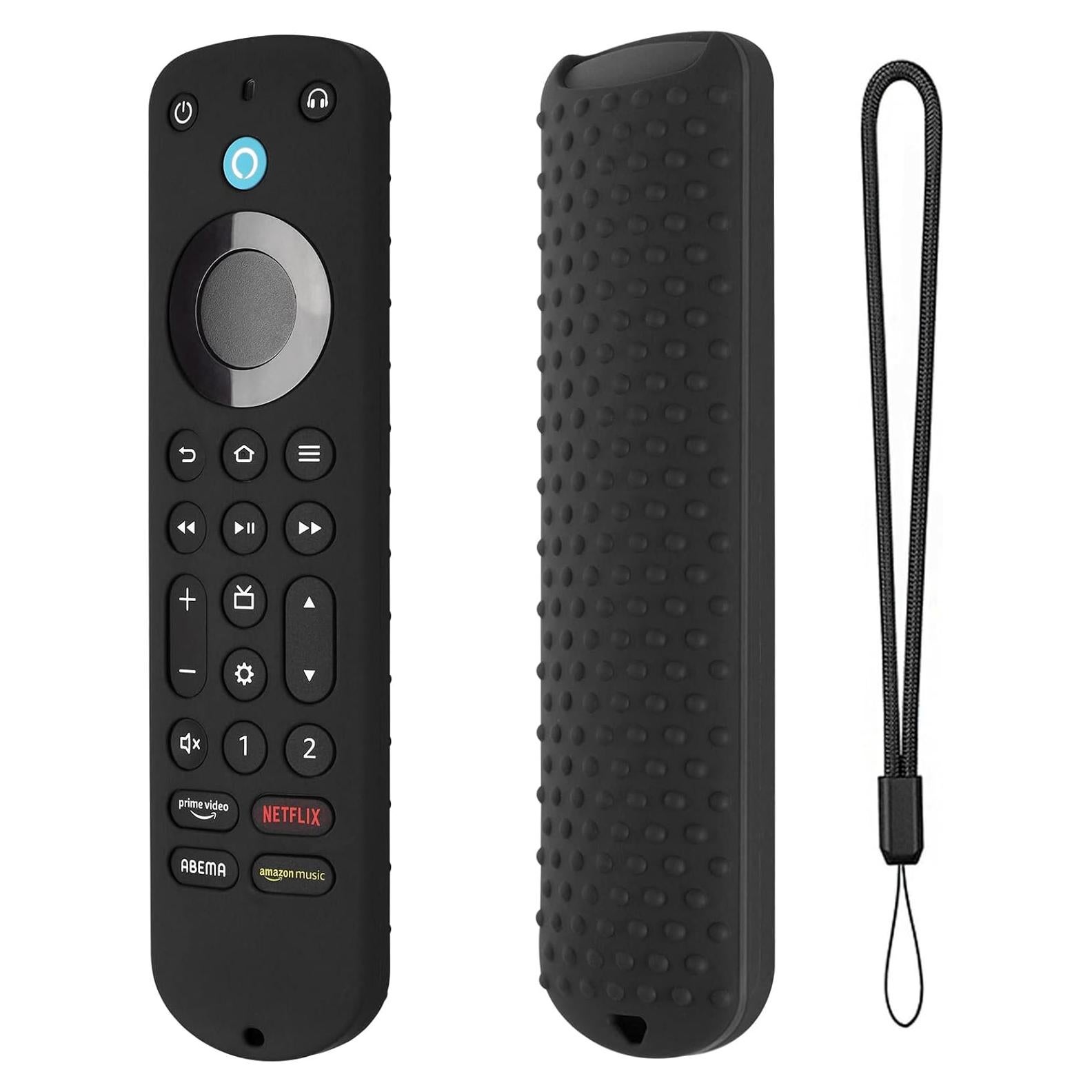 Funda de Silicona Antideslizante Hi Color para Control Remoto Pro 2022 - Negro