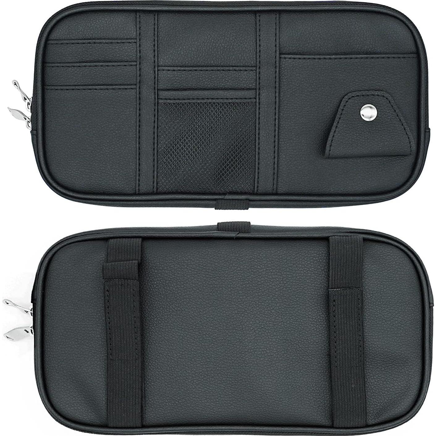 Organizador de Visera de Coche Da por Negro 30x15.5 cm