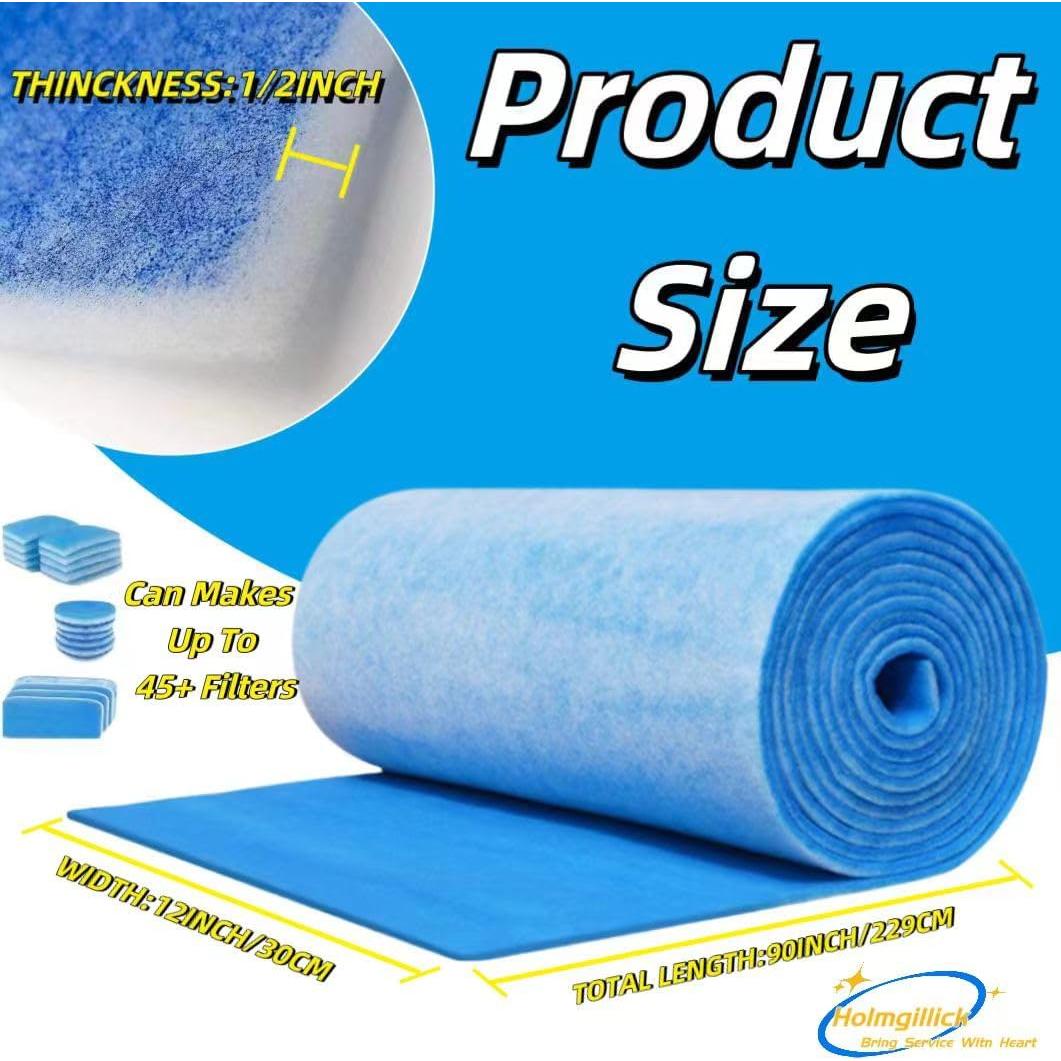 Filtro de Aire MERV 8 Holmgillick 30.48x228.6 cm Triple Filtración