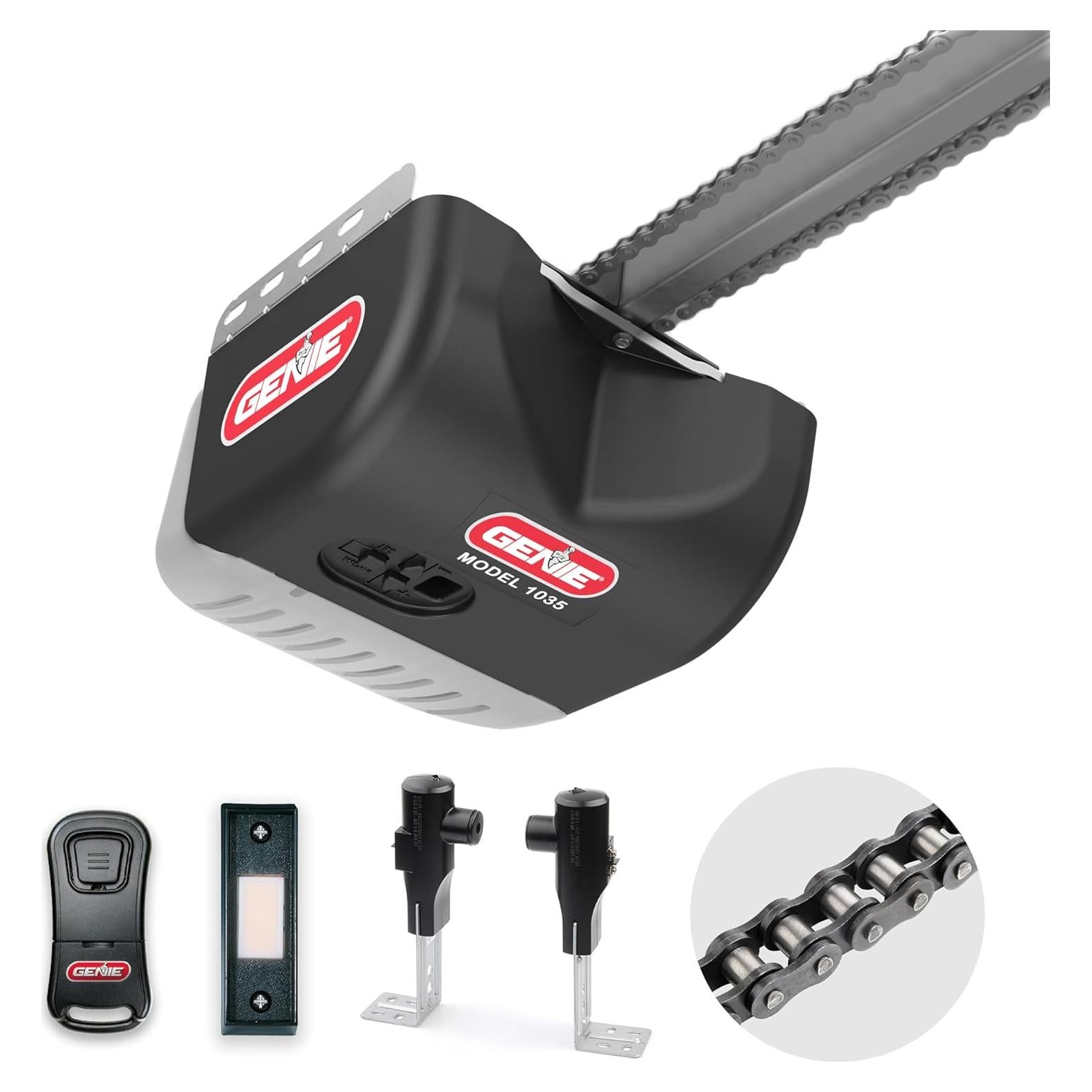 Apertura de Puerta de Garaje Genie Chain Drive 500 - 0.5 HP