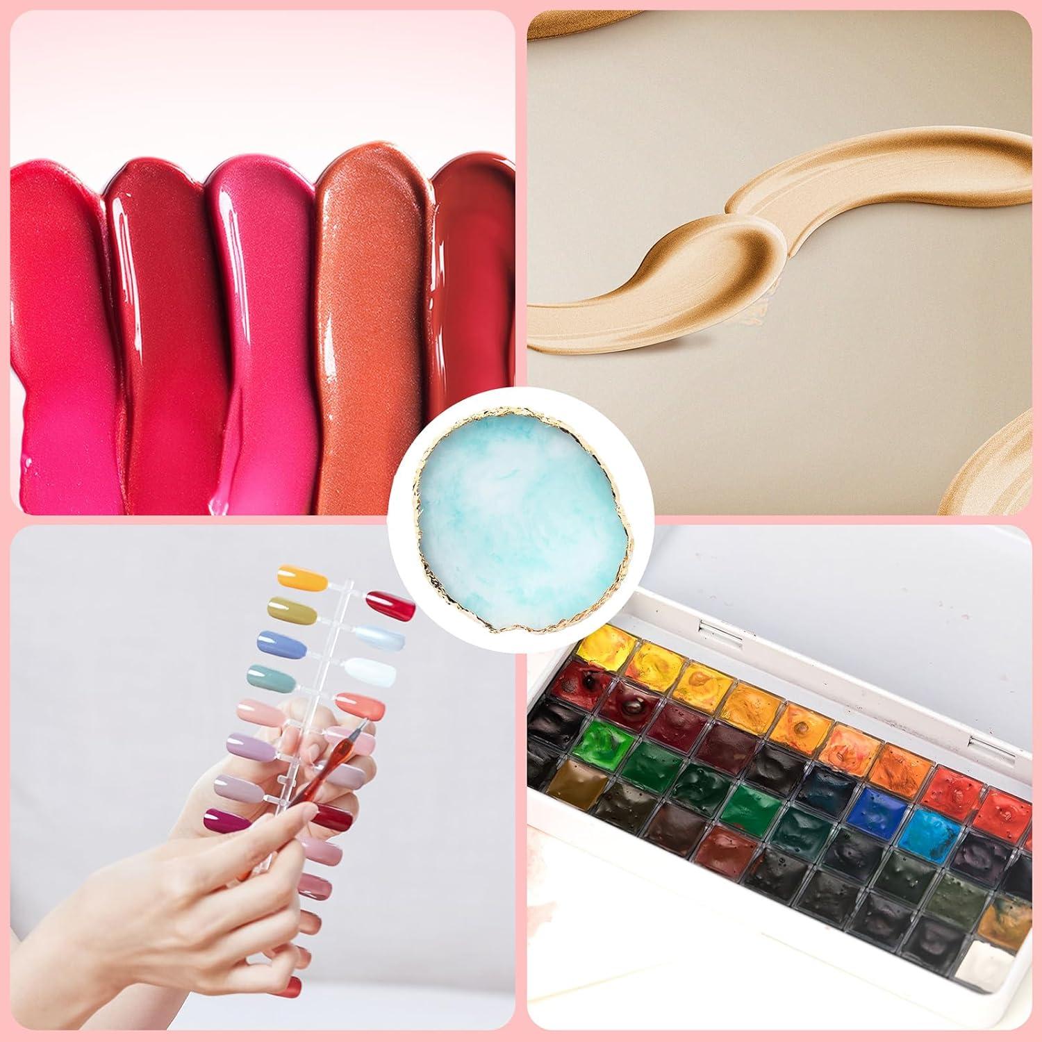 Paleta de Resina para Uñas Beautifultracy - 2 Pcs Gris y Azul