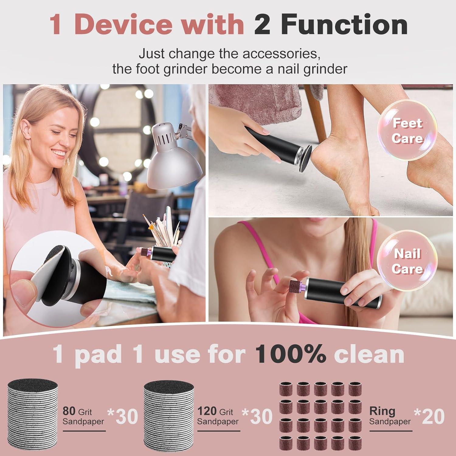 Removedor de Callos Eléctrico EDIFOLLY con Discos de Lija