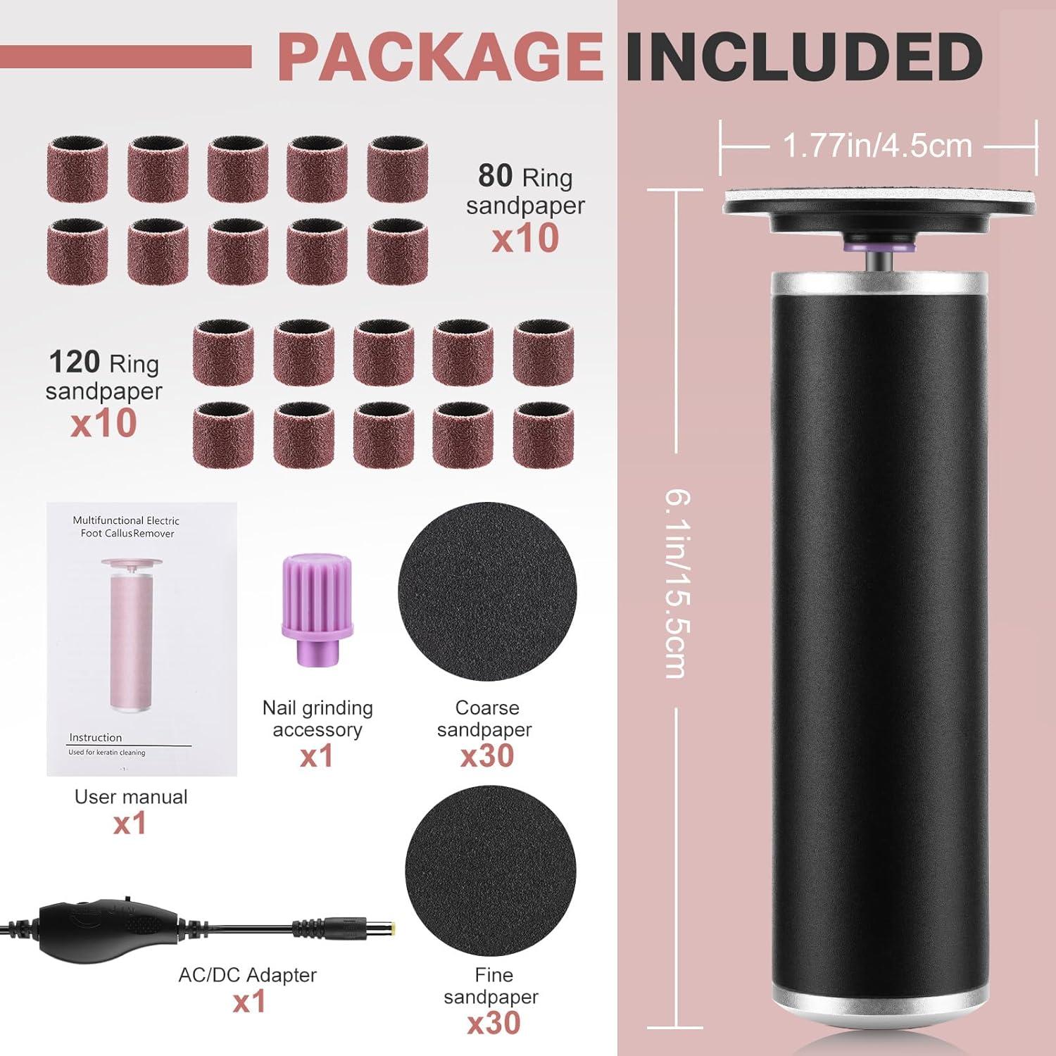 Removedor de Callos Eléctrico EDIFOLLY con Discos de Lija