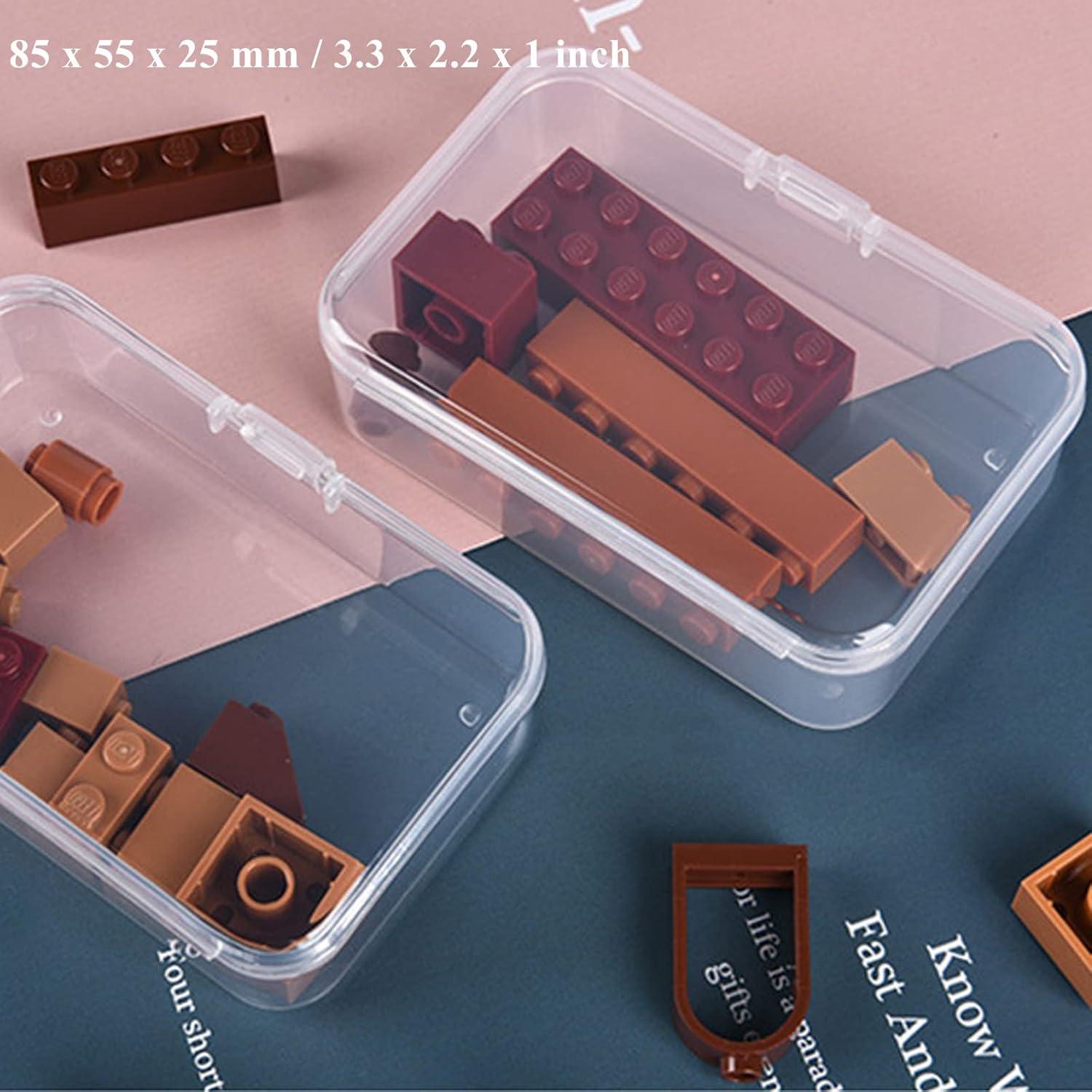 28 Cajas Rectangulares Transparentes Thintinick para Almacenamiento