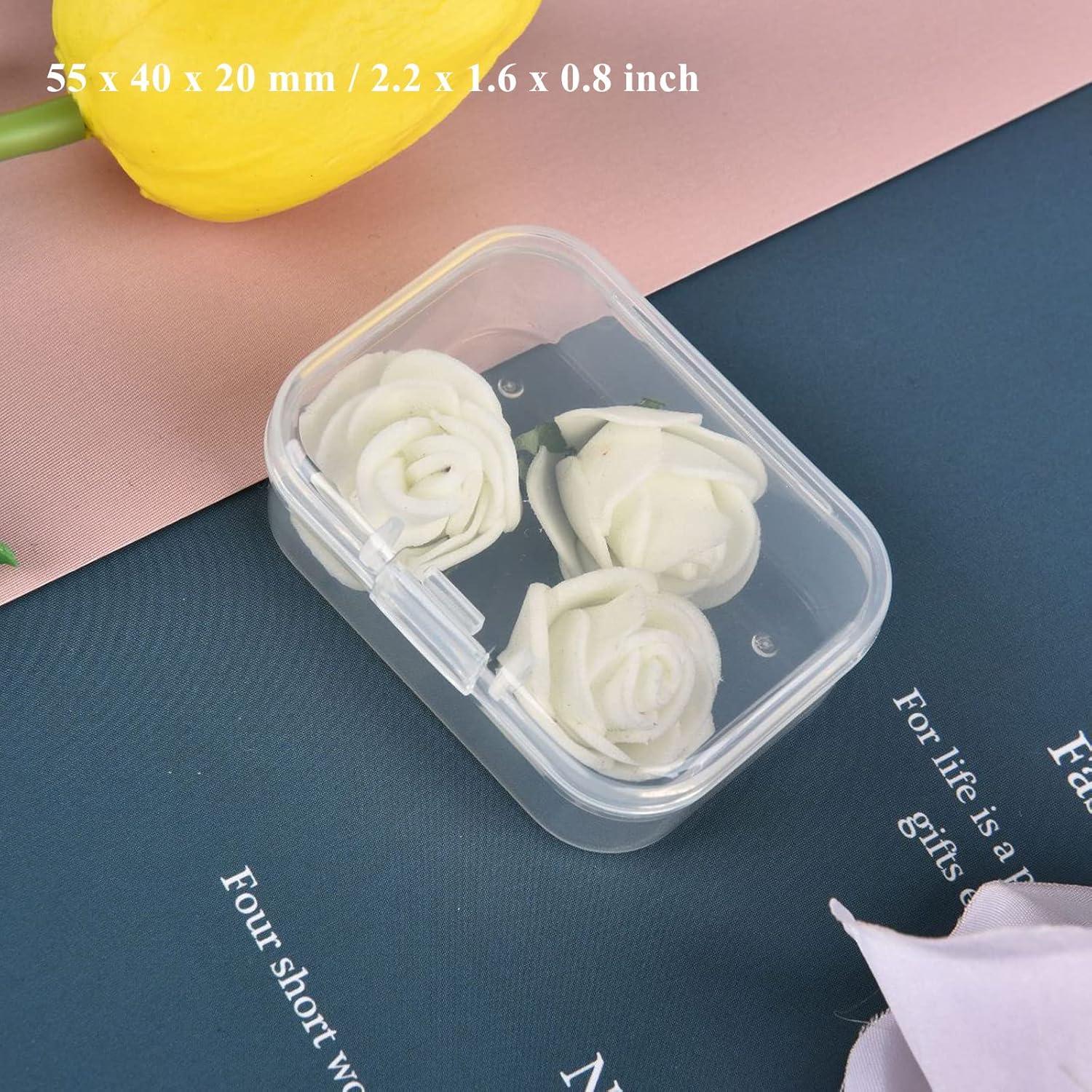 28 Cajas Rectangulares Transparentes Thintinick para Almacenamiento