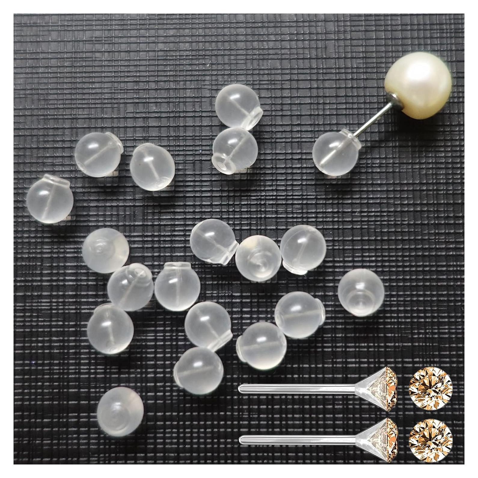 102 Copas de Seguridad TPE OwlkOrmy para Pendientes Sensibles