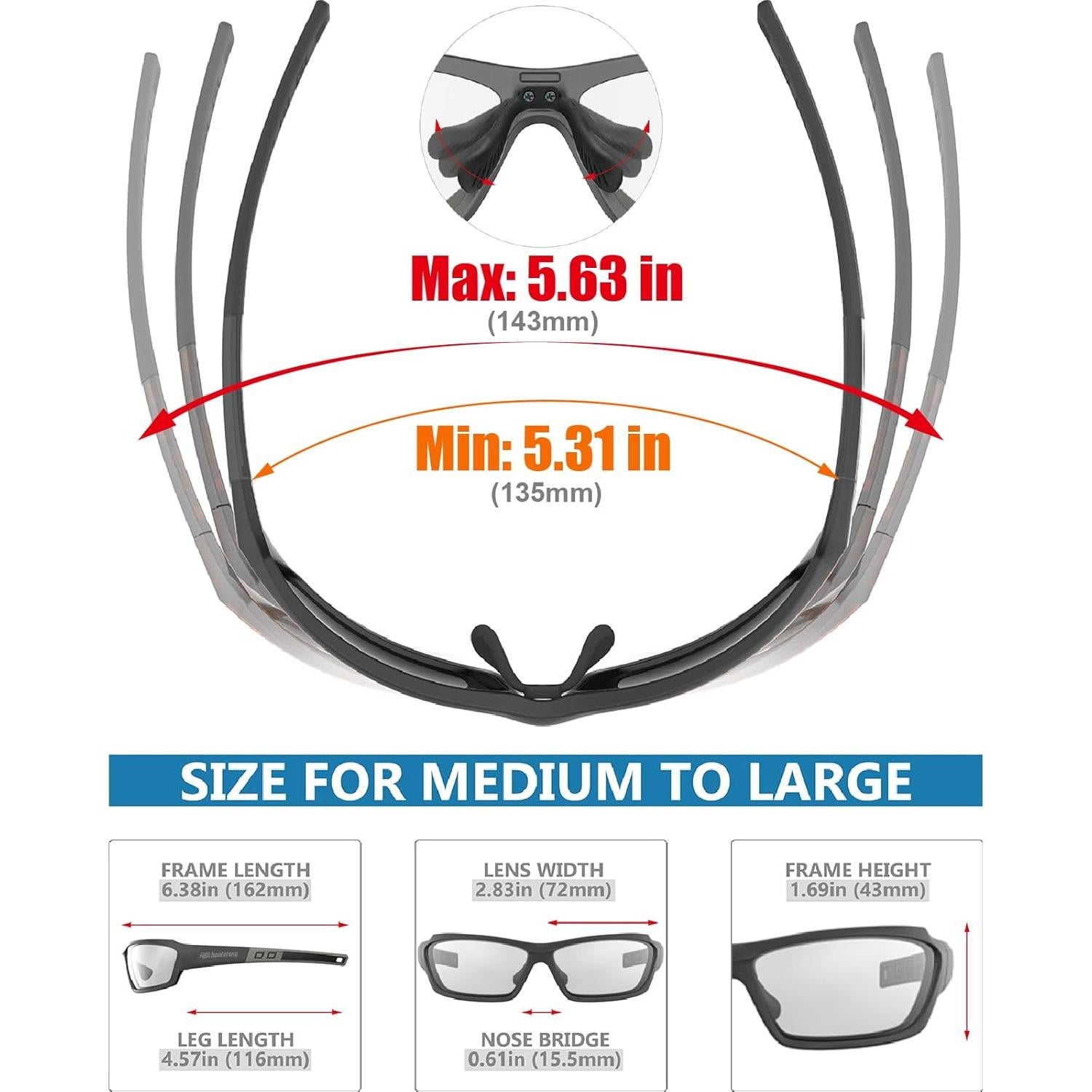 Gafas de Protección TR90 para Deportes de Motor - J11