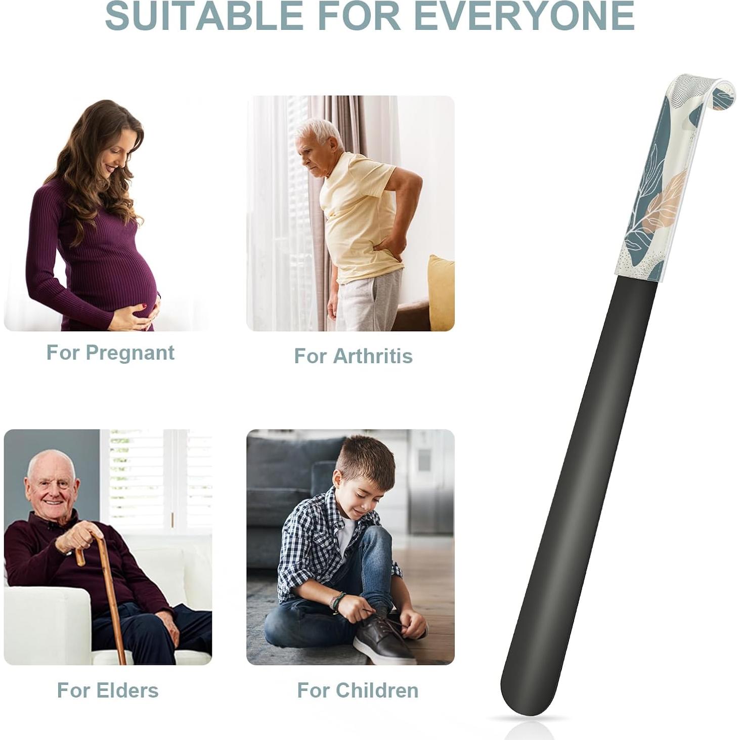 Calzador de Mango Largo Gukeniu 42 cm Metal Antioxidante