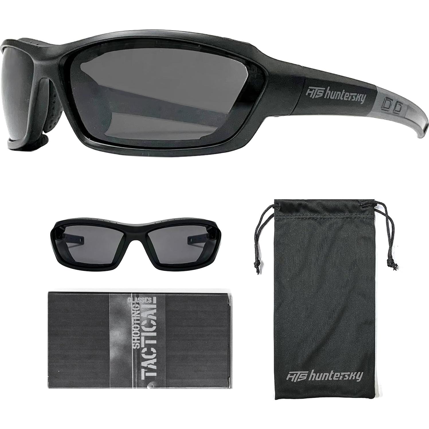 Gafas de Protección TR90 para Deportes de Motor - J11 Negro