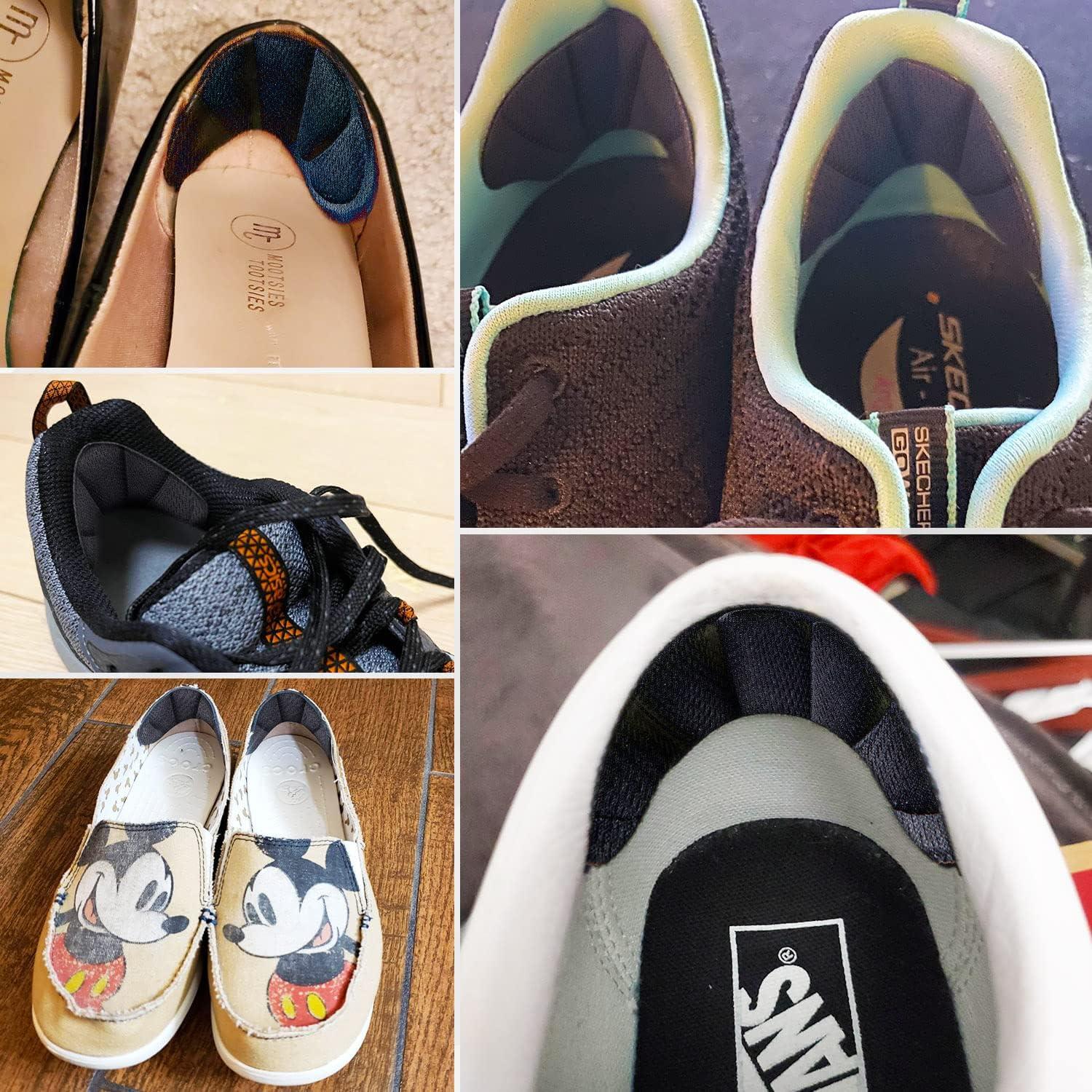 Almohadillas de Talón Autoadhesivas Negras ZHBDMGK - 12 Piezas