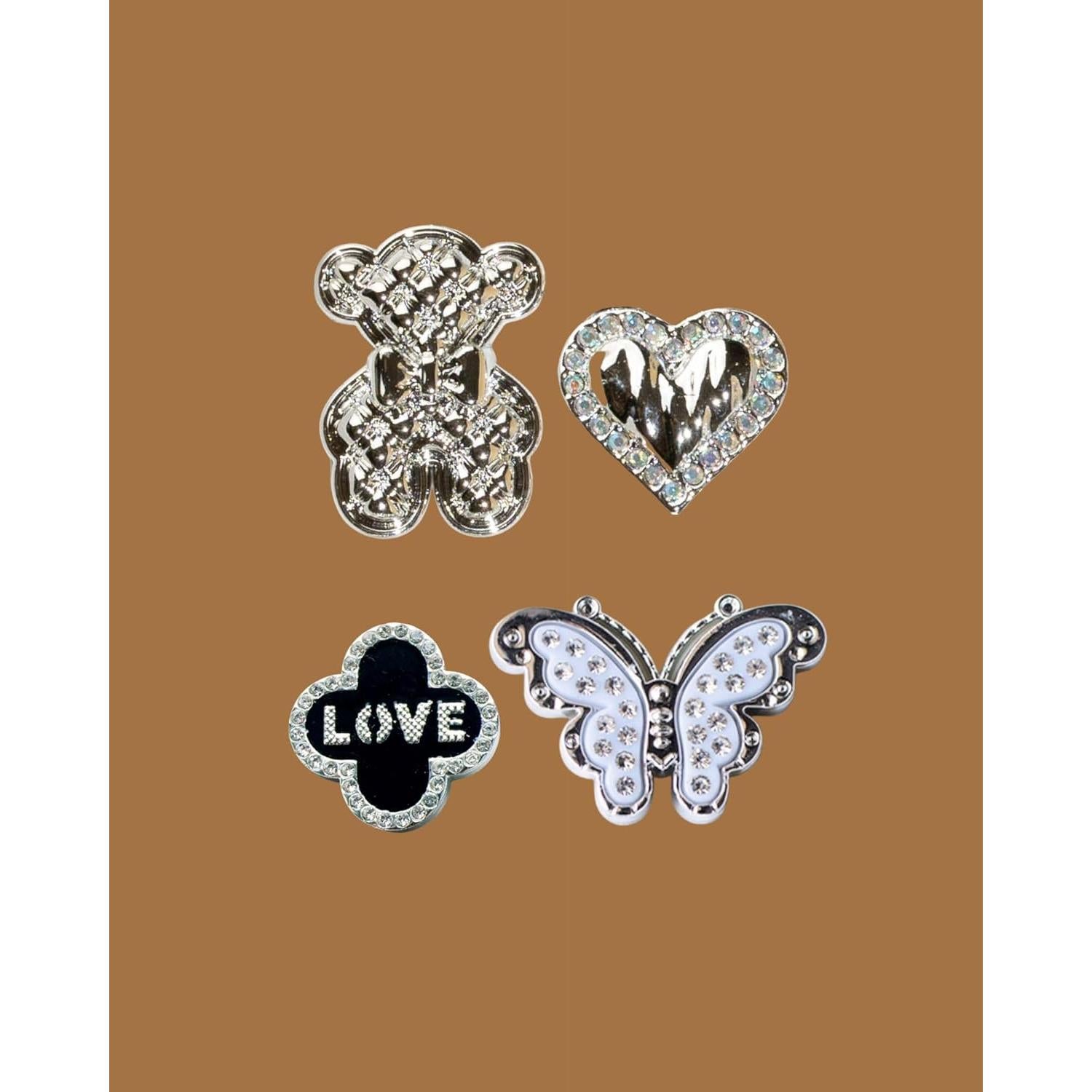 Encantadores de Zapatos de Perlas para Mujeres y Niñas - 13 Piezas