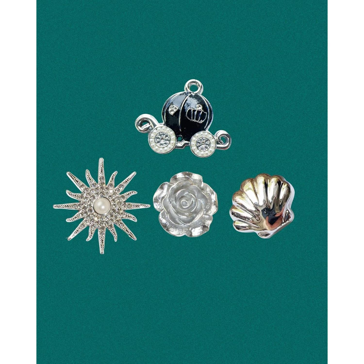 Encantadores de Zapatos de Perlas para Mujeres y Niñas - 13 Piezas