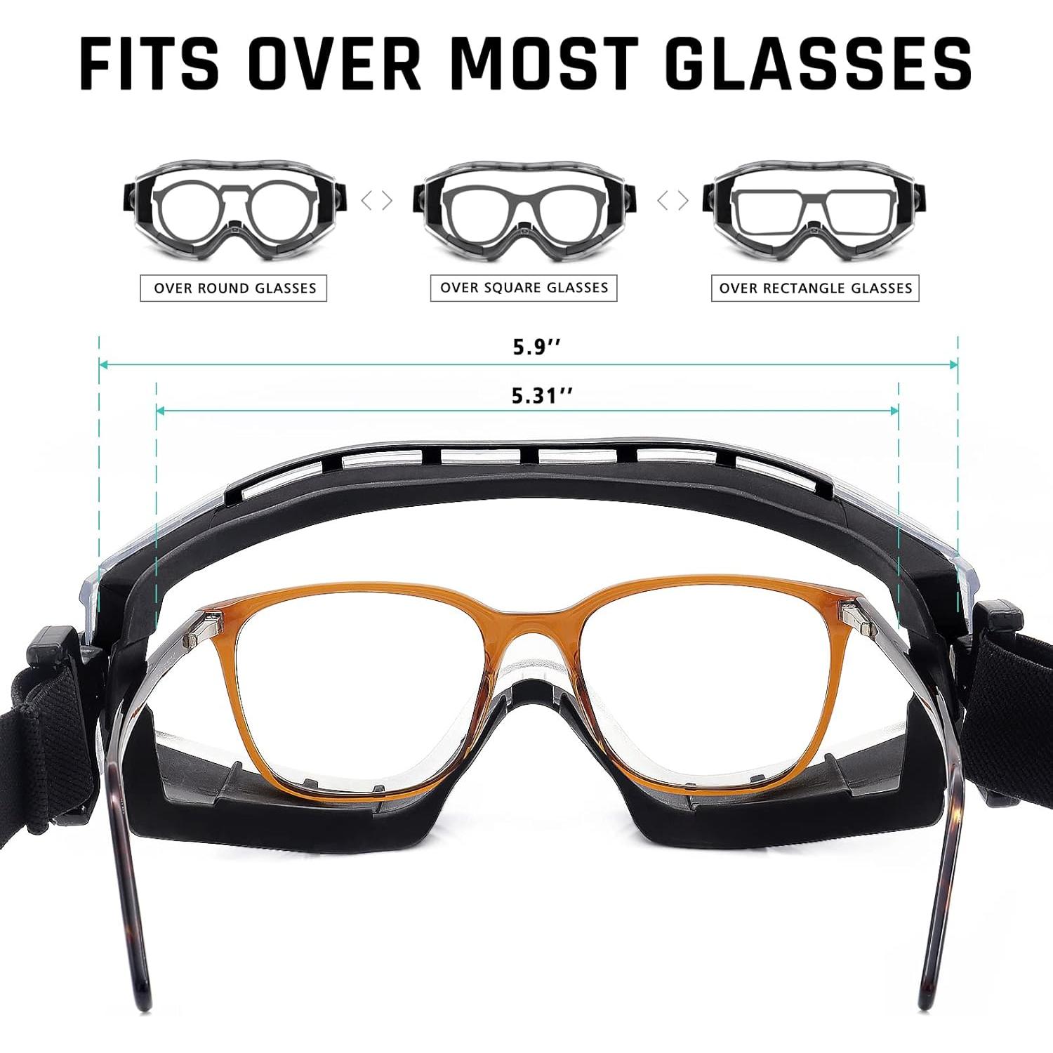 Gafas de Seguridad UKNOW Lente Clara Antiempañante