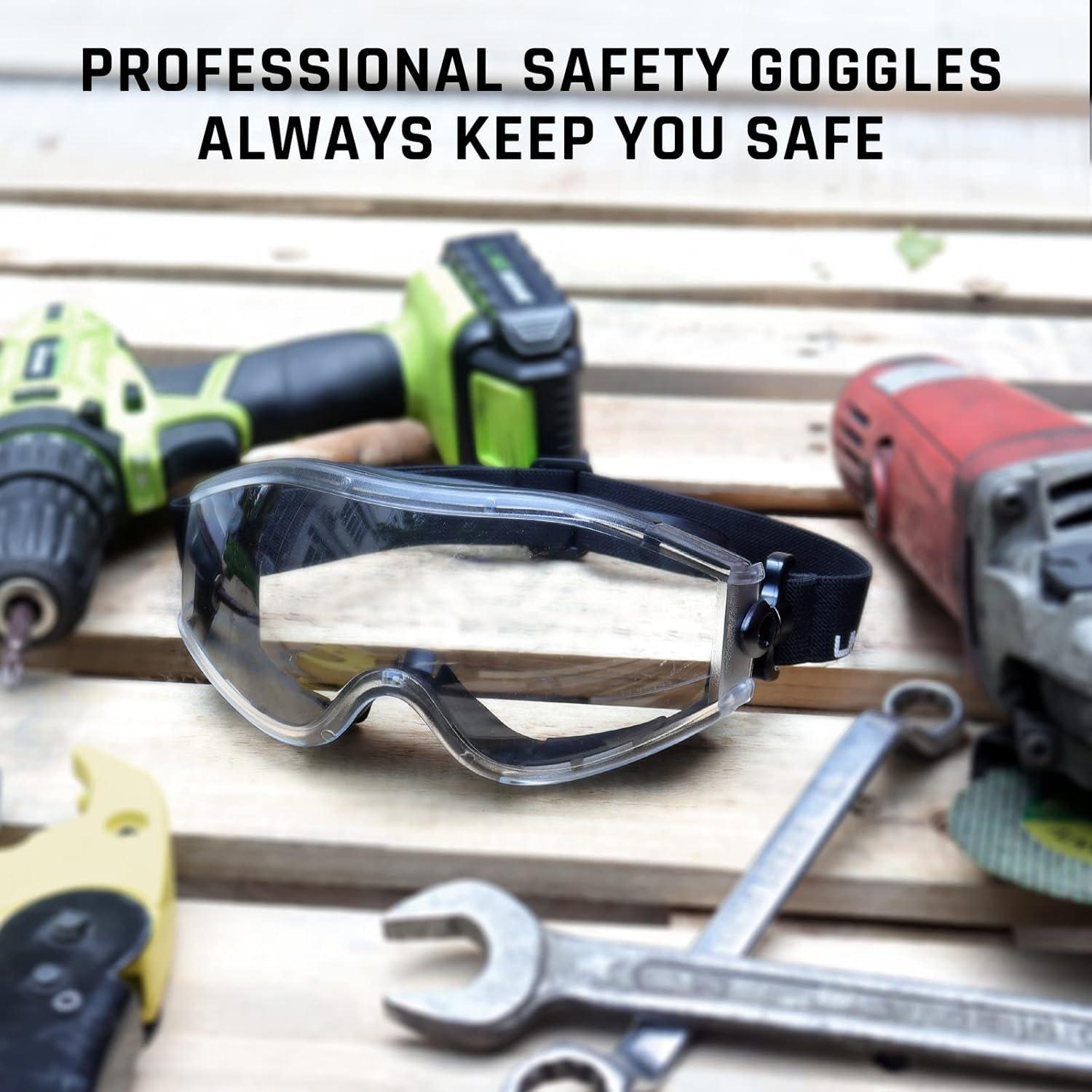 Gafas de Seguridad UKNOW Lente Clara Antiempañante