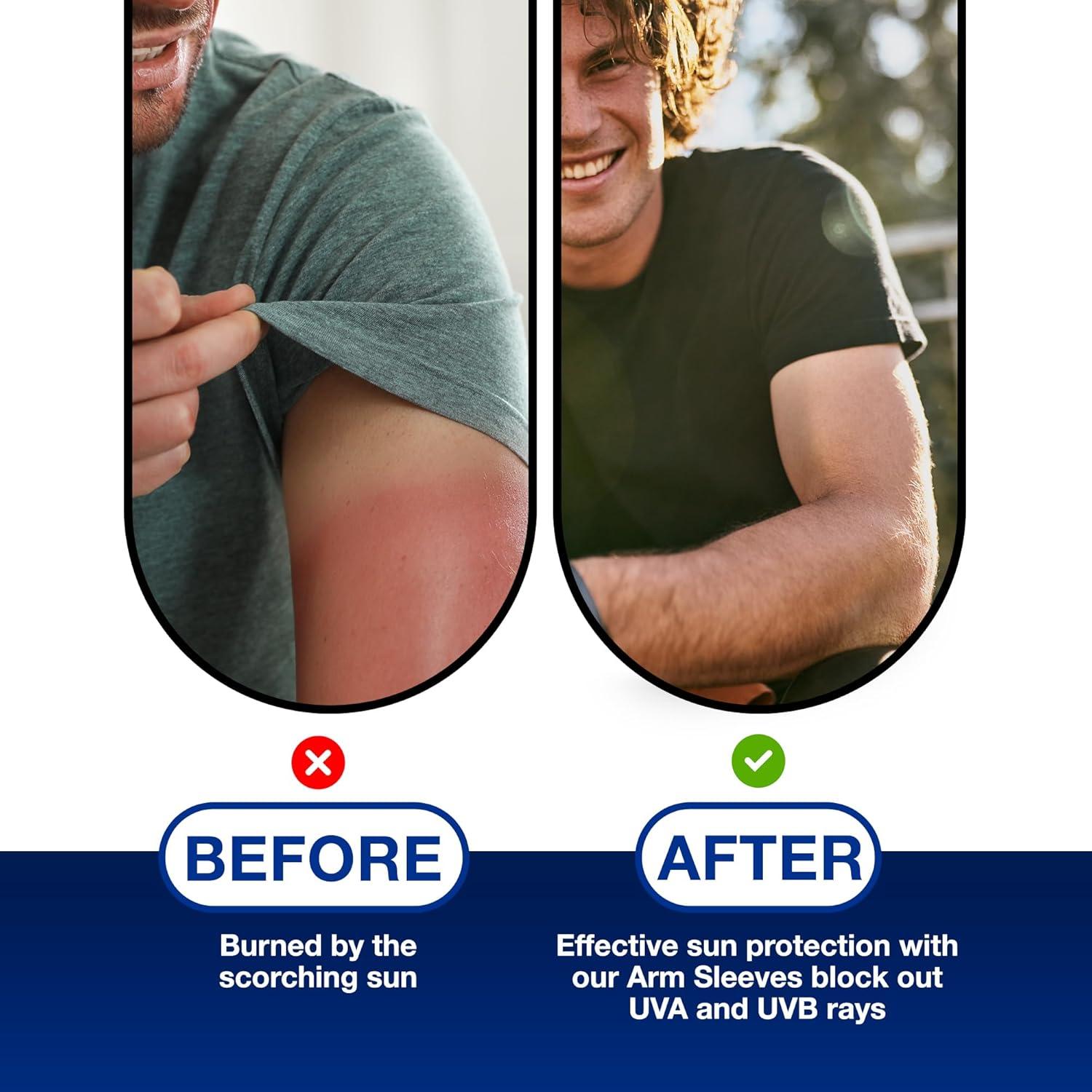 Mangas para brazos ARMORAY UV para hombres y mujeres - Protección solar