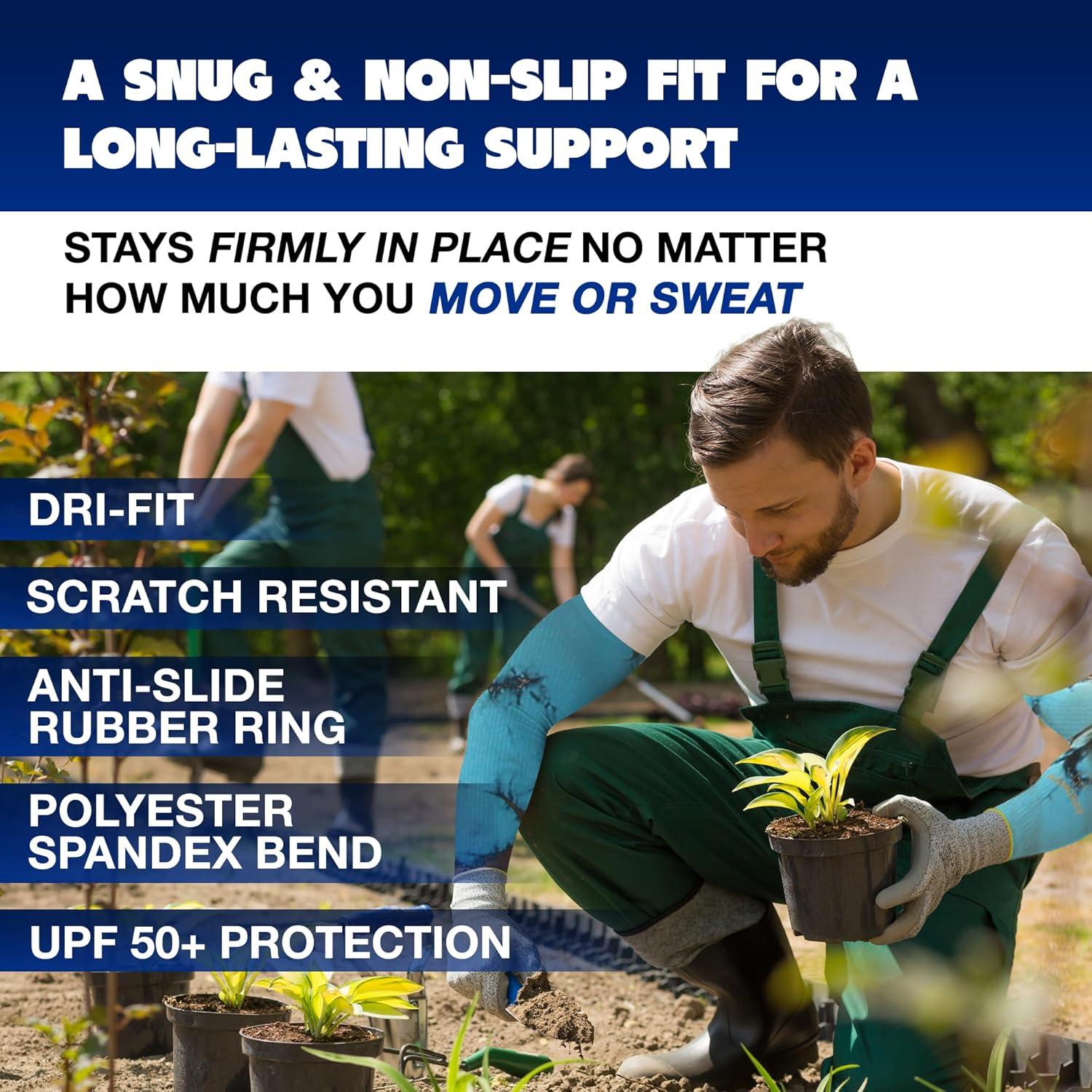 Mangas para brazos ARMORAY UV para hombres y mujeres - Protección solar