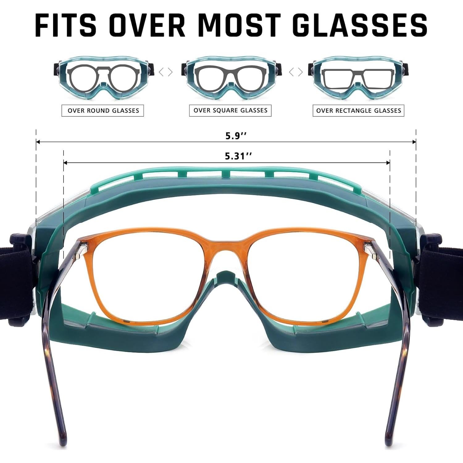 Gafas de Seguridad UKNOW Lente Clara Antiempañante