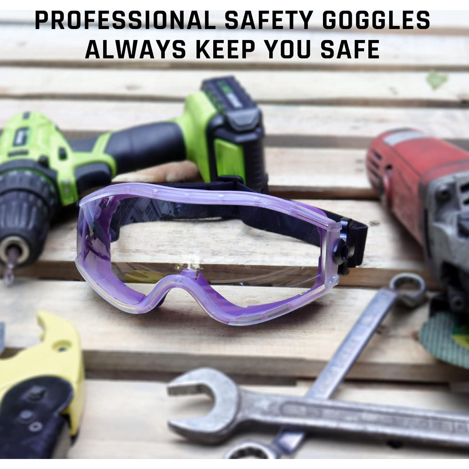 Gafas de Seguridad UKNOW Lente Clara Antiempañante