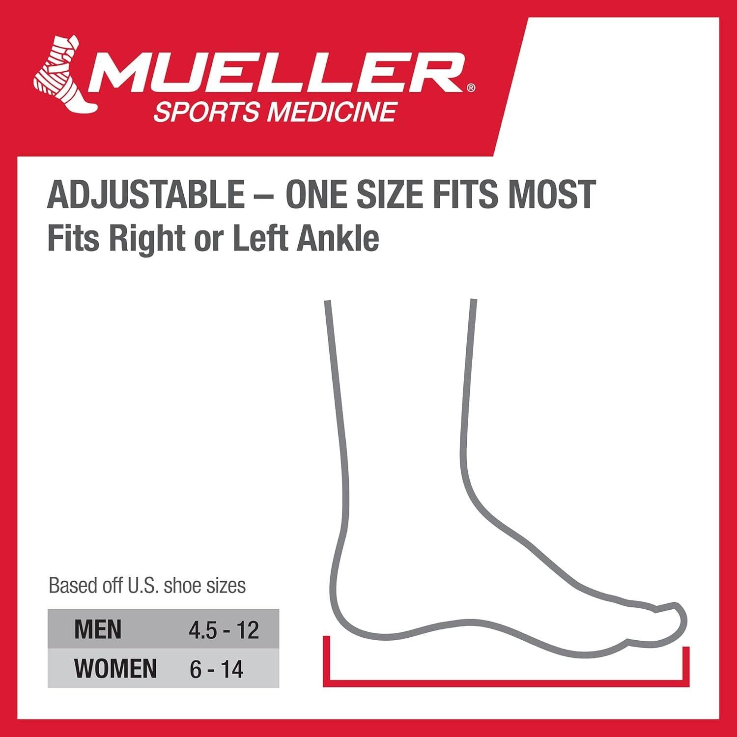 Soporte Ajustable para Tobillo MUELLER Verde/Negro Unisex