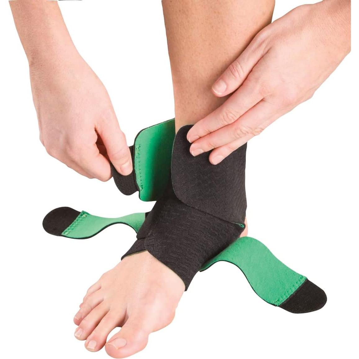 Soporte Ajustable para Tobillo MUELLER Verde/Negro Unisex