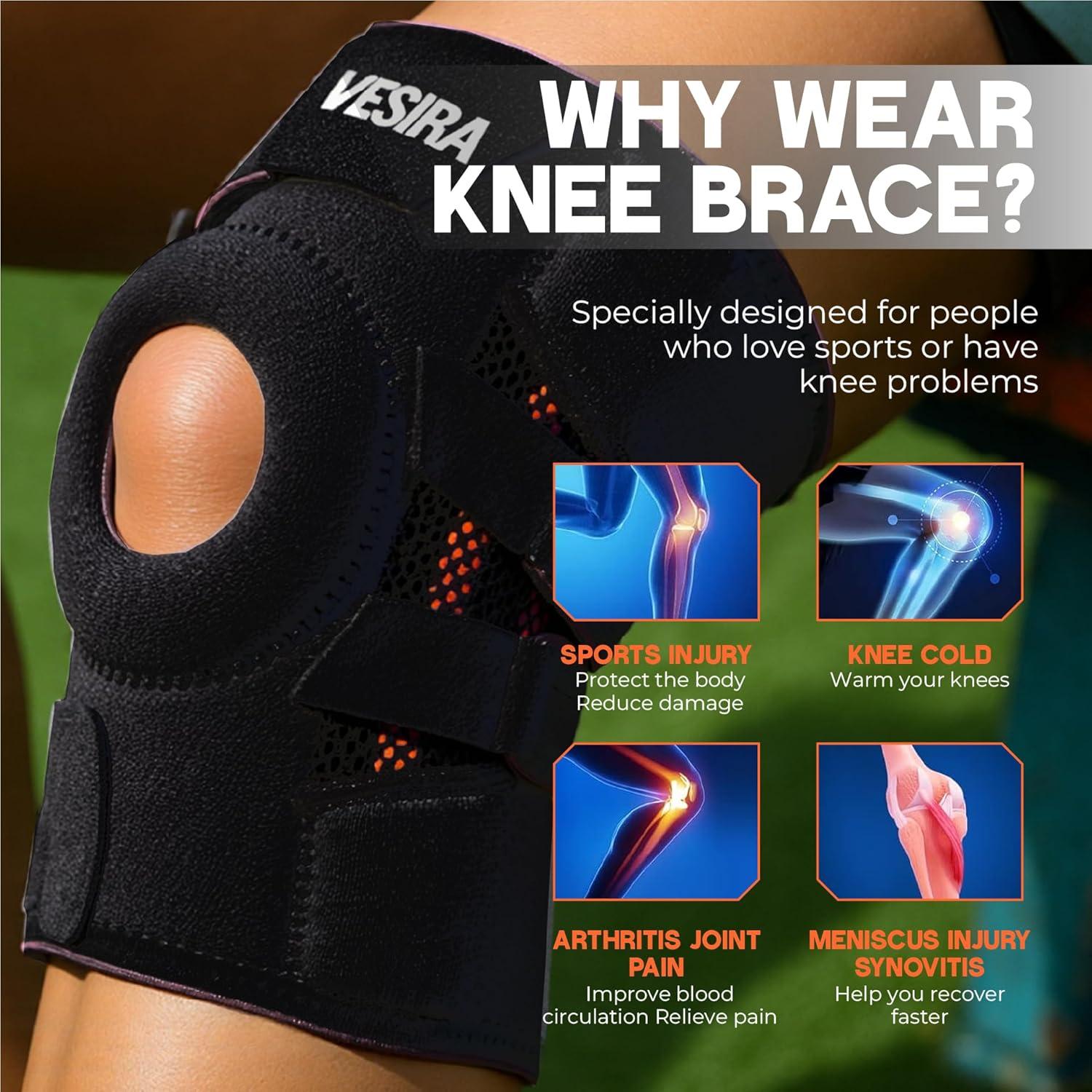 Férula para Rodilla Vesira con Estabilizadores y Compresión