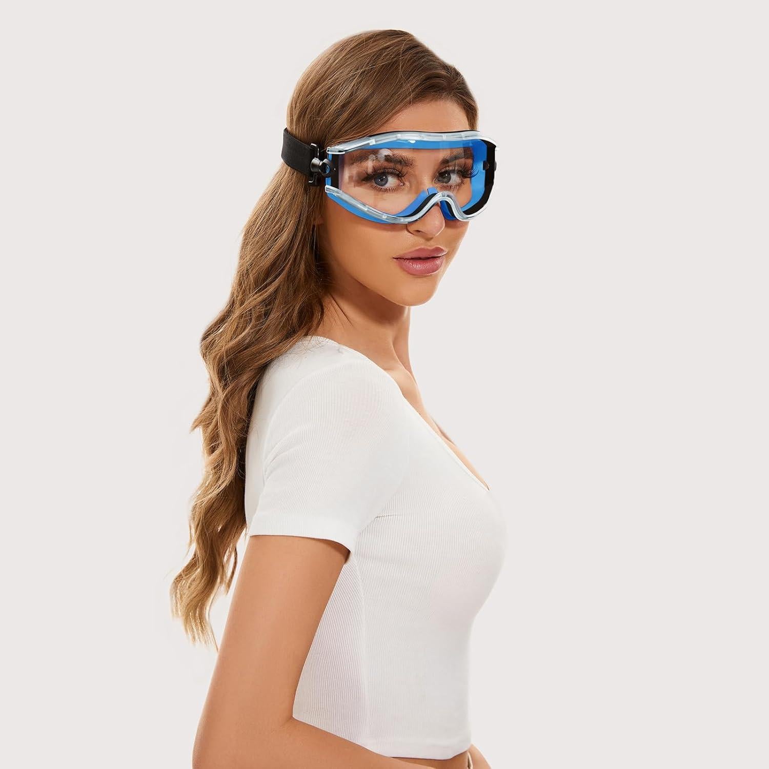 Gafas de Seguridad UKNOW Lente Clara Antiempañante