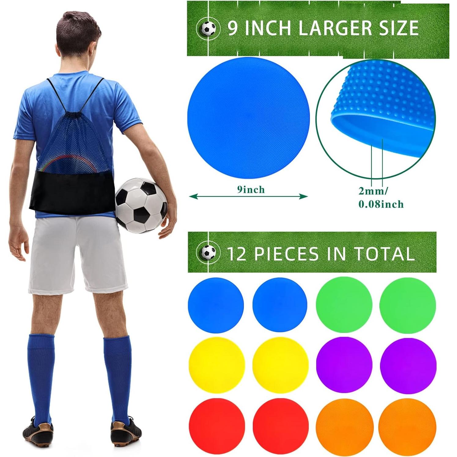 12 Puntos de Suelo Antideslizantes PIKZH 9" (22.86 cm) Colores